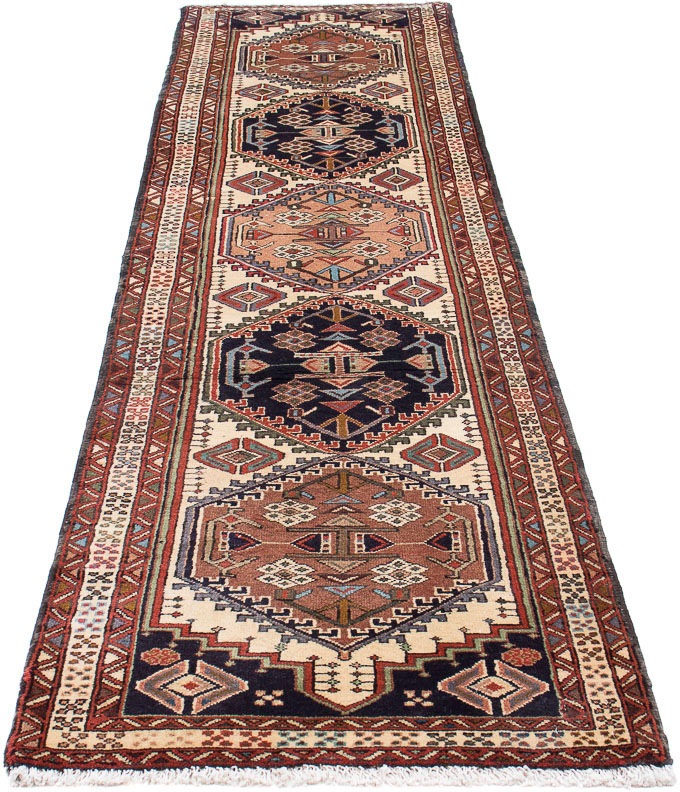 Image of morgenland Orientteppich »Perser - Nomadic - 290 x 73 cm - beige«, rechteckig, 10 mm Höhe, Wohnzimmer, Handgeknüpft, Einzelstück mit Zertifikat bei Ackermann Versand Schweiz