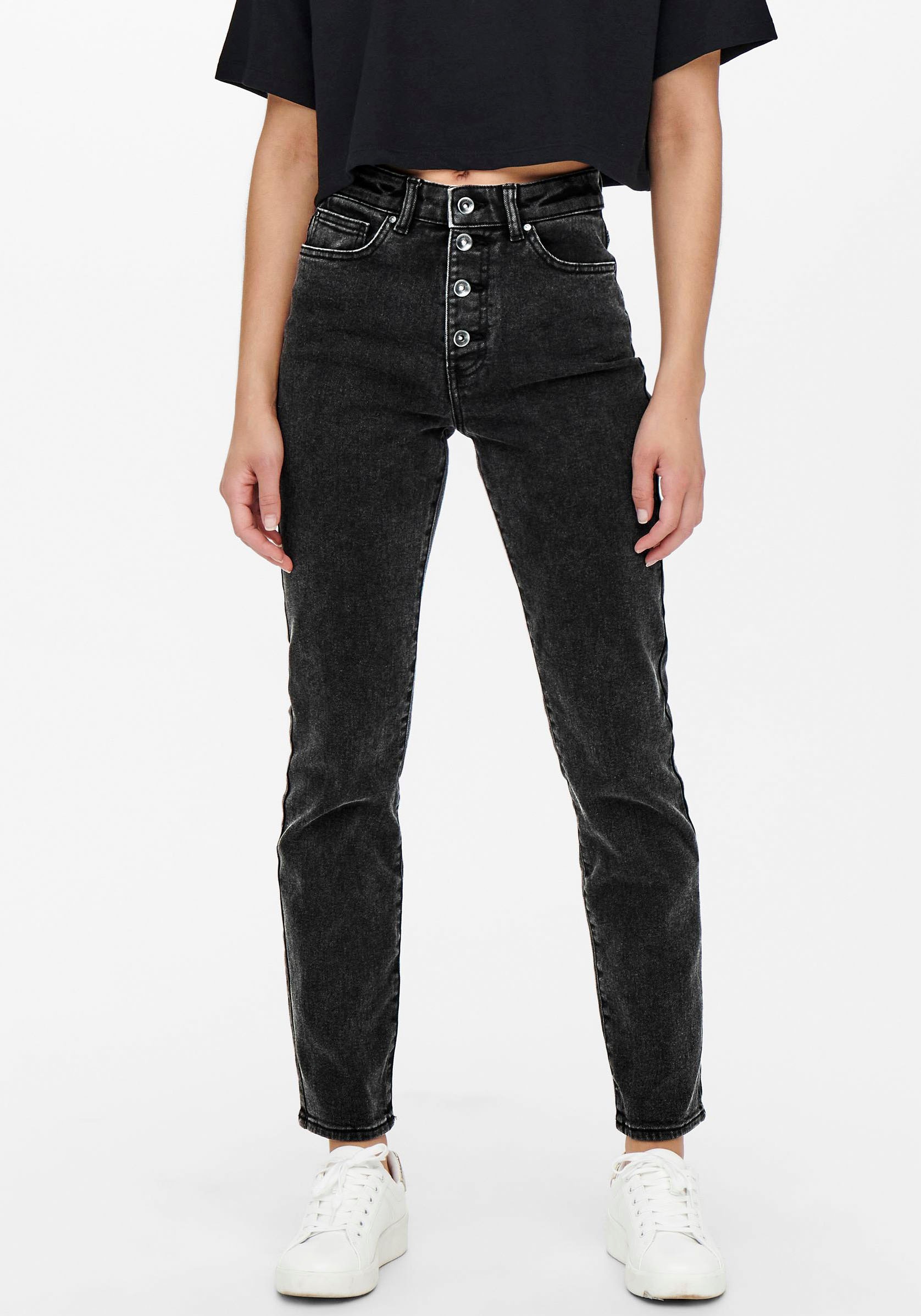 Image of Only Straight-Jeans »ONLEMILY HW ST BUTTON AK« bei Ackermann Versand Schweiz