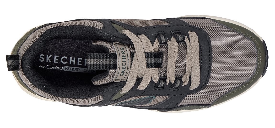 Skechers Sneaker »UNO - RETRO GROOVE«  Freizeitschuh mit Memory Foam, Grössenschablone zum Download