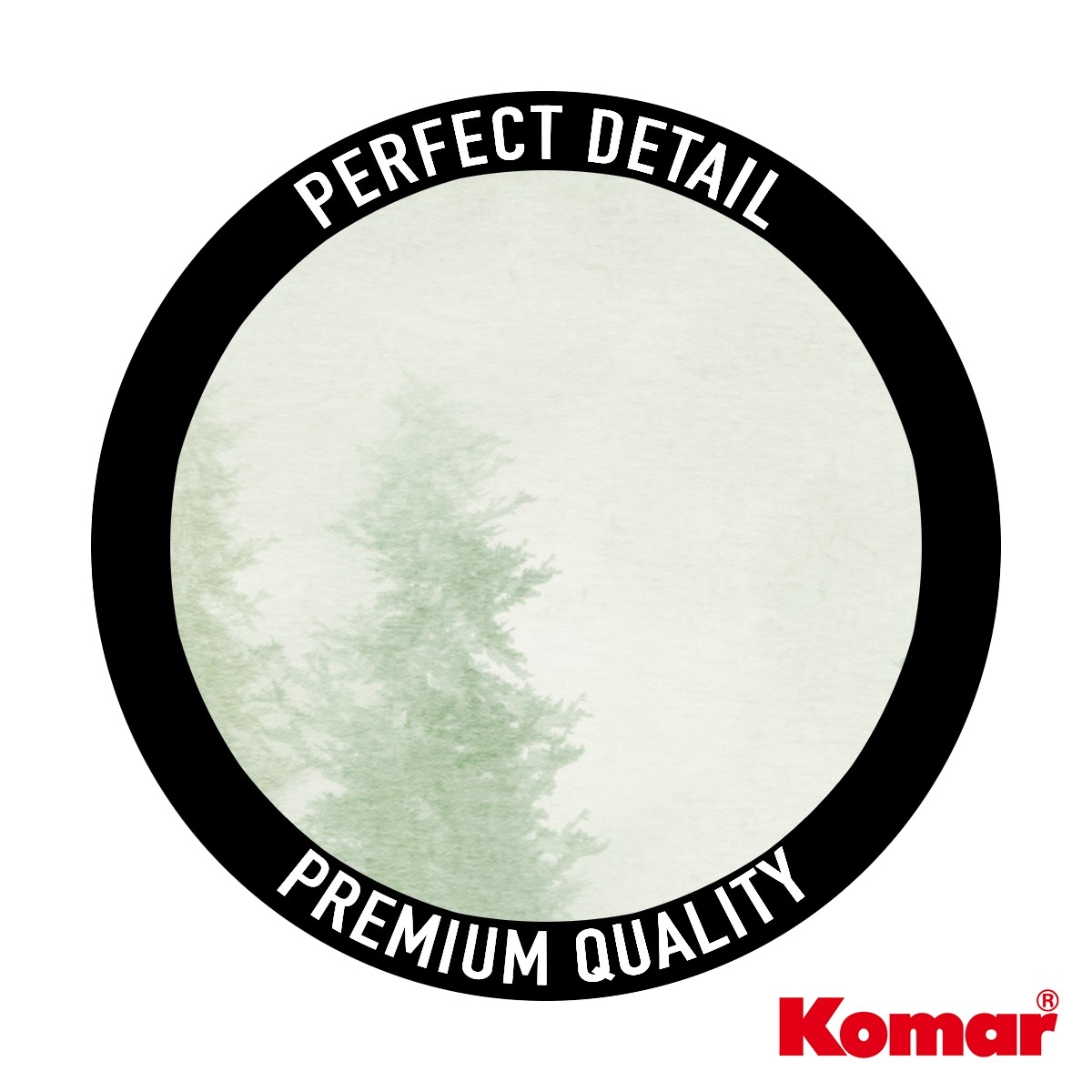 Komar Fototapete »Vlies Fototapete - Blurry Woods - Grösse 350 x 250 cm« Motiv | bedruckt glatt