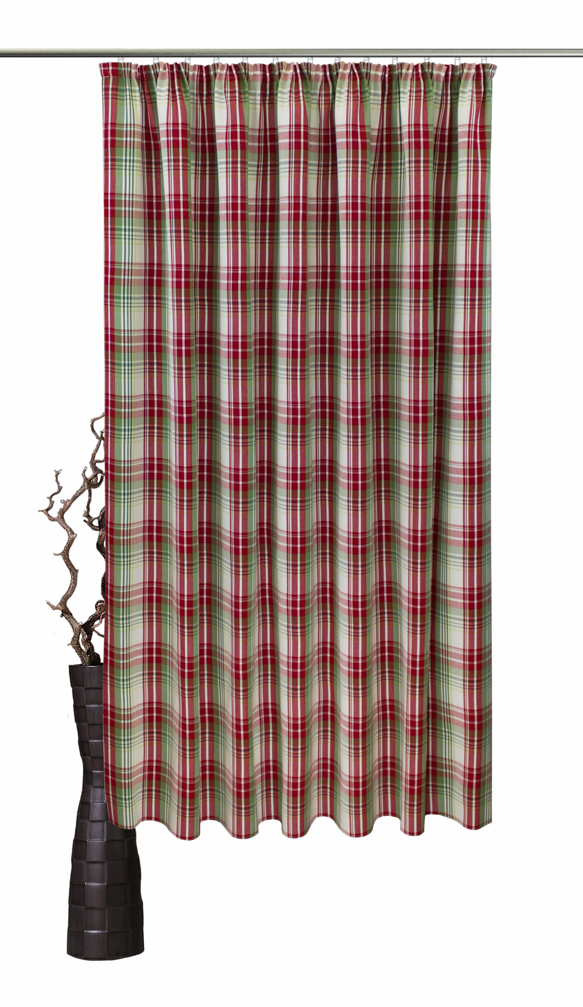 Image of VHG Vorhang »Lene«, (1 St.), Leinenoptik, Karo, skandinavisch bei Ackermann Versand Schweiz