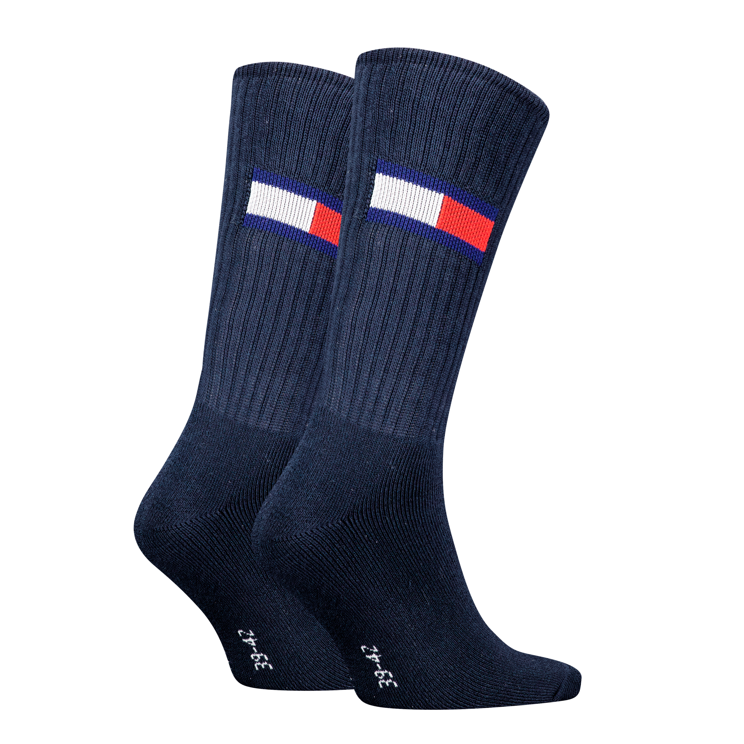 Tommy Hilfiger Socken »TH UNI TJ SOCK 2P FLAG«, (2 Paar, 2 Paar), mit grossem Logo