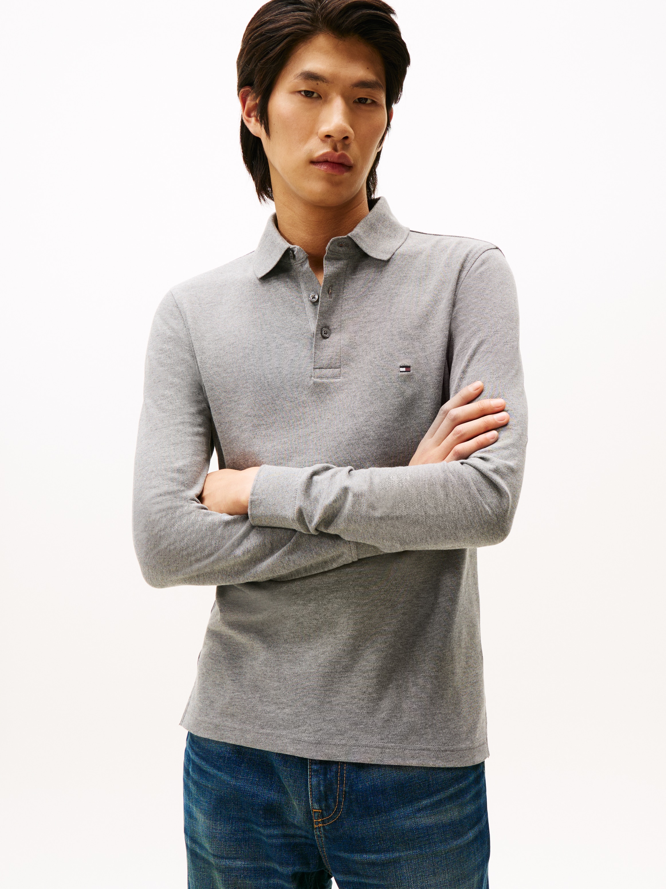 Tommy Hilfiger Langarm-Poloshirt »1985 SLIM LS POLO«
