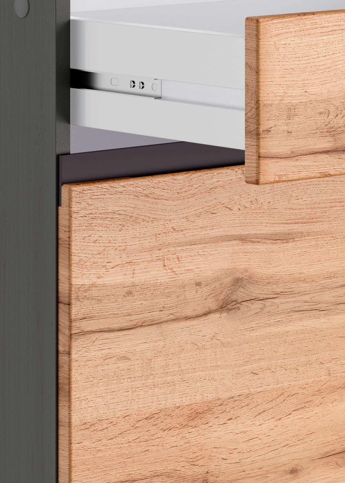 KOCHSTATION Winkelküche »KS-Riesa« Stellbreite 490/153 cm, ohne E-Geräte