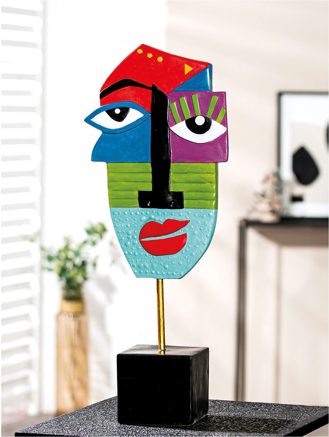 Image of Casablanca by Gilde Fantasy-Figur "Gesicht Abstrakt "Mondrian""