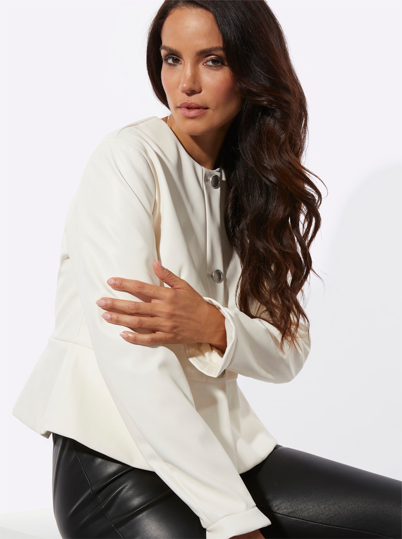 Mainpol Lederimitat-Blazer »Lederimitat-Blazer«