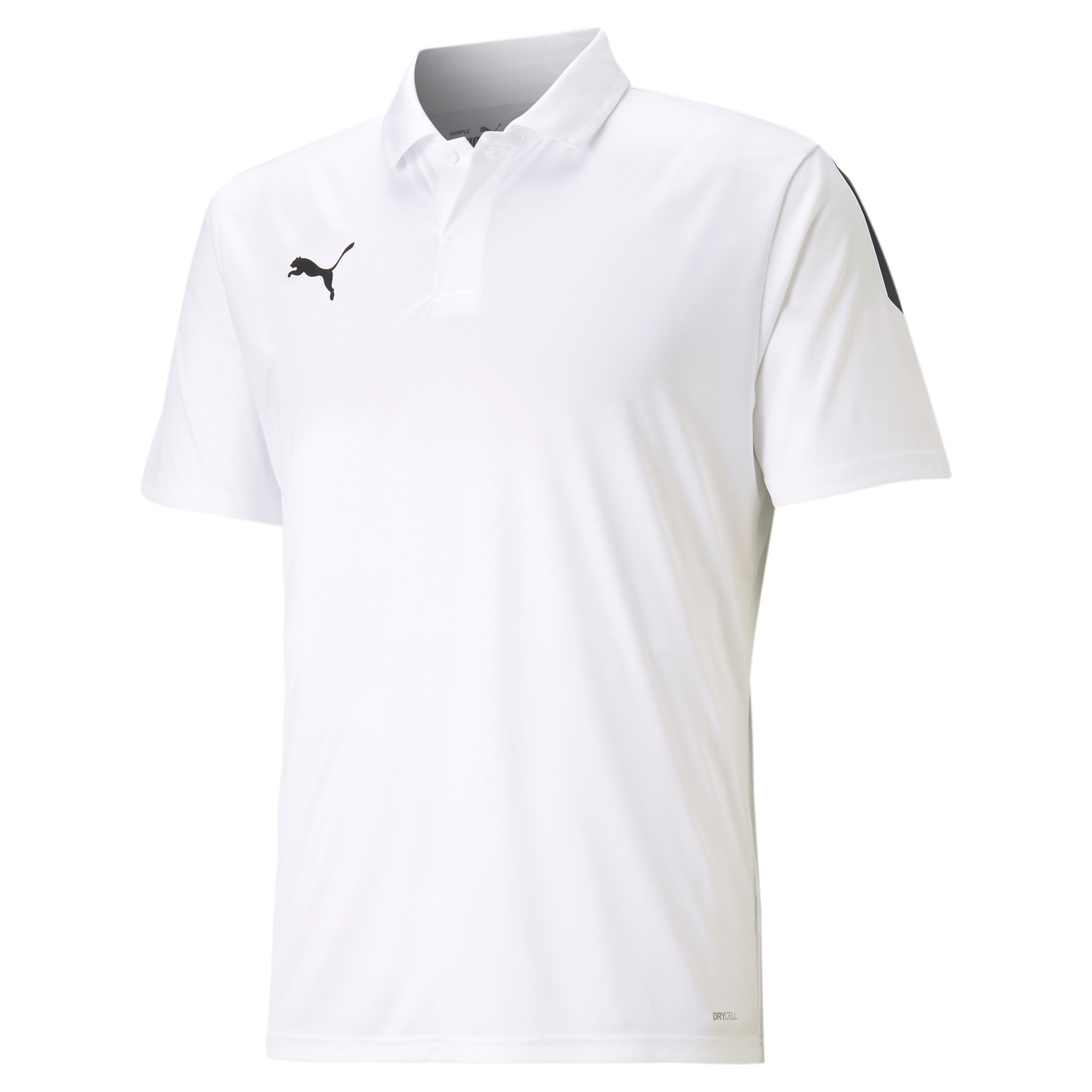 Image of PUMA Poloshirt "TEAMLIGA SIDELINE POLO" gerade Passform, Kurzarm, für sportliche und lässige Anlässe