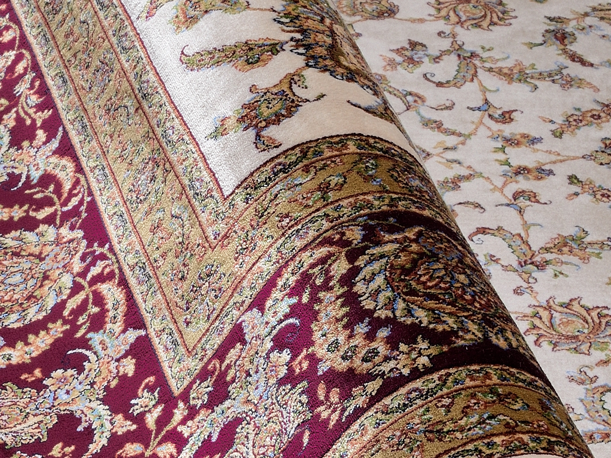 OCI DIE TEPPICHMARKE Teppich »SILK LINE ALLOVER« rechteckig 5 mm Höhe Kurzflor,Seide, hochwertig, Wohnzimmer