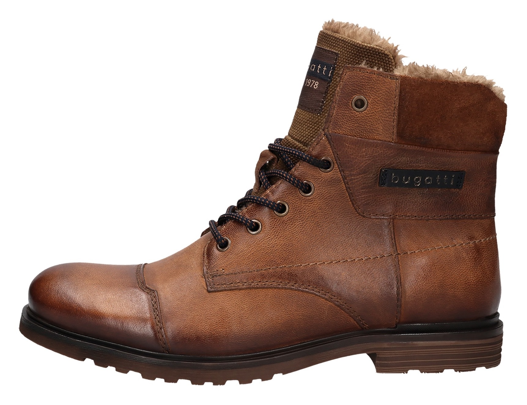 bugatti Winterboots, Winterstiefel, Boots, Schnürstiefelette mit Reissverschluss