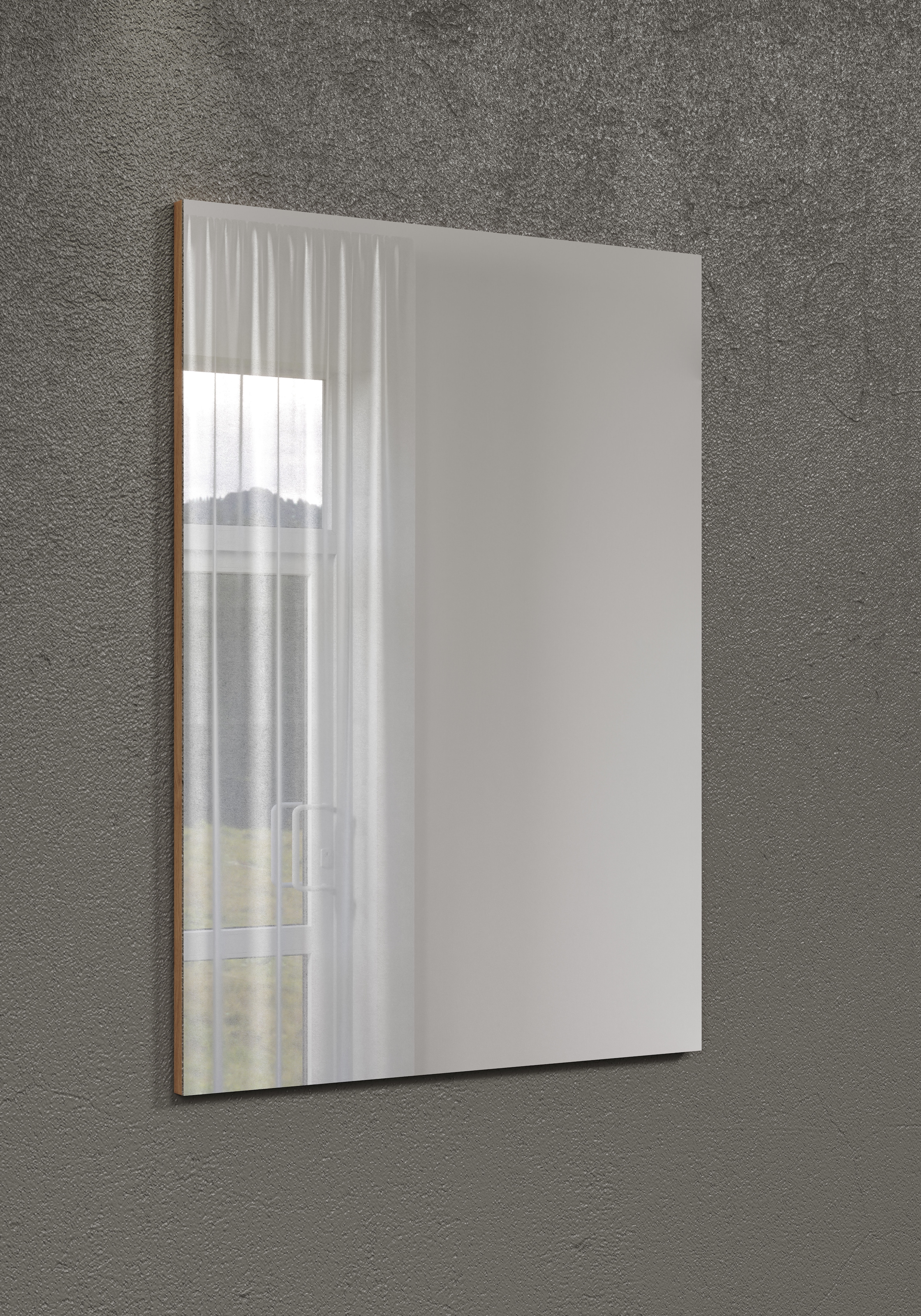 Places of Style Garderobenspiegel »Tarragona«, (1 St.), rechteckiger Wandspiegel ohne Rahmen - Masse (B/T/H) 63/2/90 cm