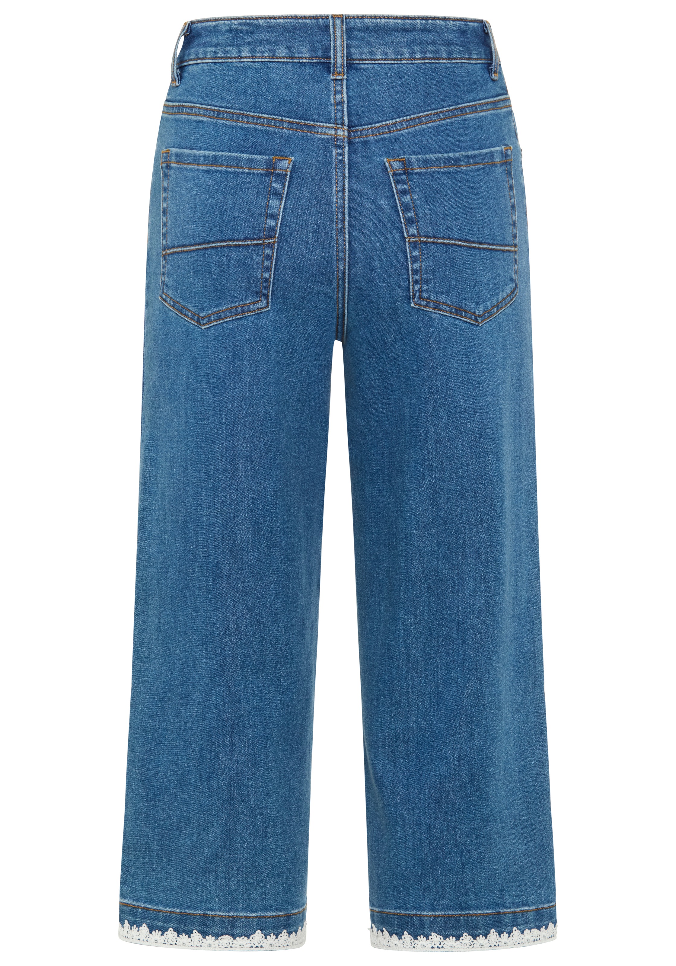 KangaROOS Comfort-fit-Jeans mit Eingrifftaschen, Gesässtaschen und Coinpocket, in 3/4-Länge