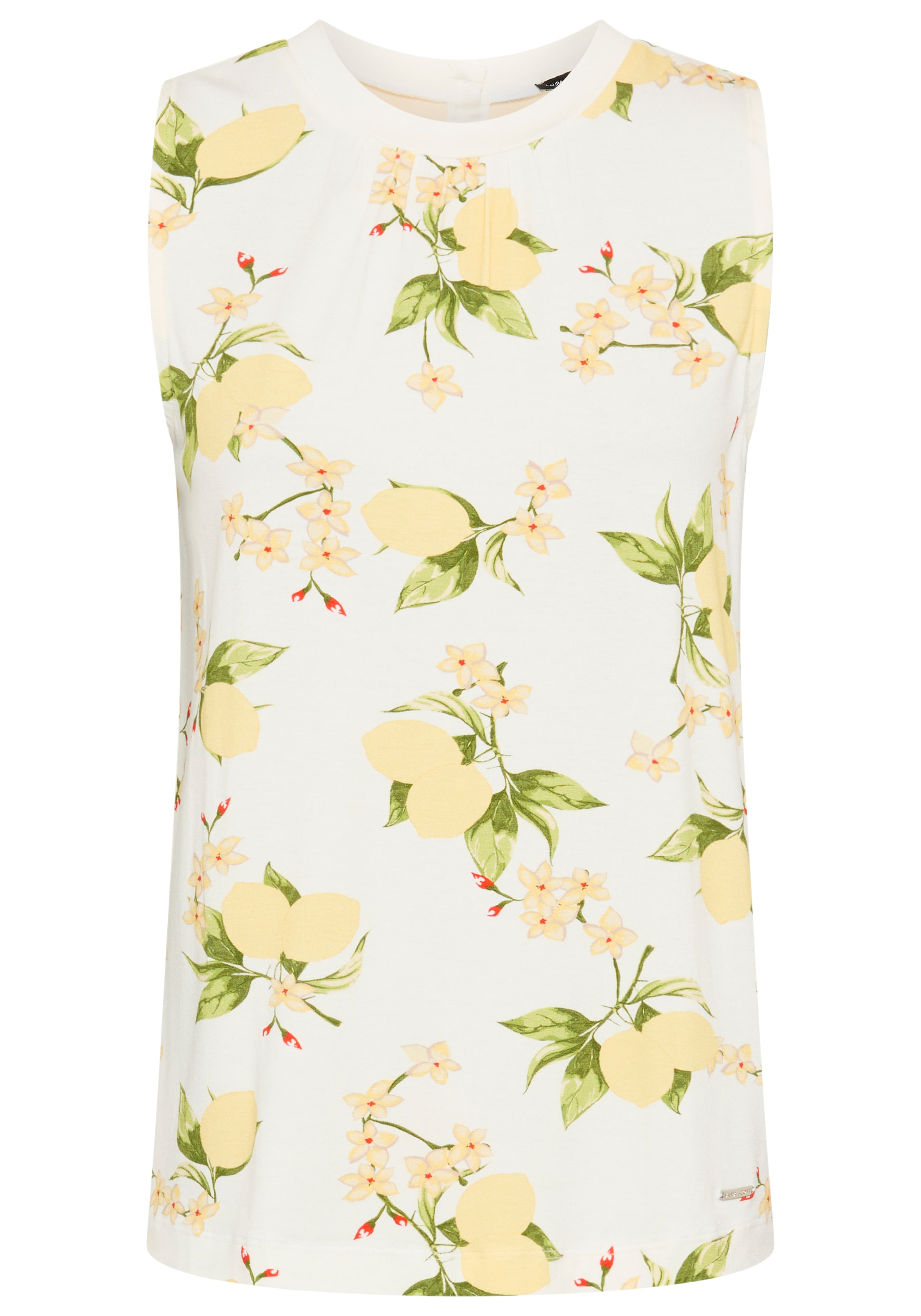 Laura Scott Shirttop figurumschmeichelnde Passform, hüftlange Schnittform