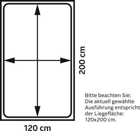 Jockenhöfer Gruppe Lit boxspring »Carmen« avec coffre de lit et surmatelas, disponible en 120 & 140 cm de largeur