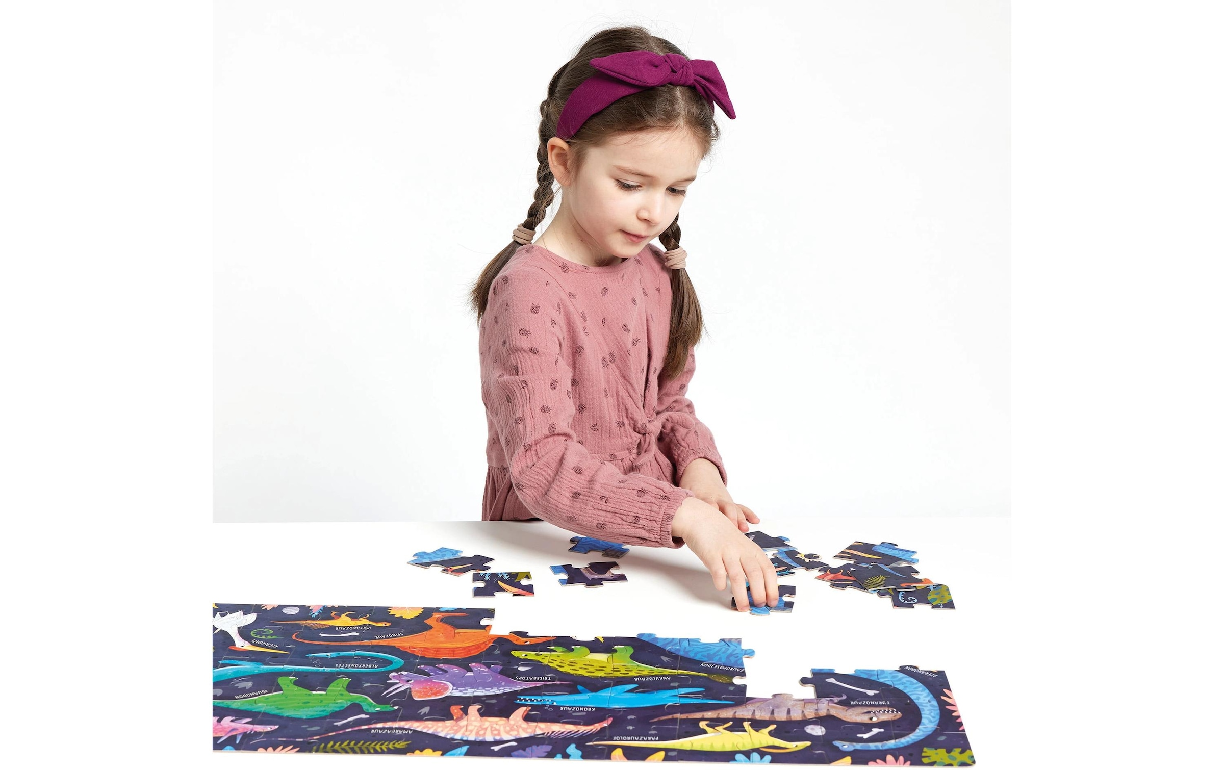   Puzzle »Banana Panda Ich liebe Dinosaurier Puzzle Klassisch Pappe 60 Teile« Englisch, Multilingual