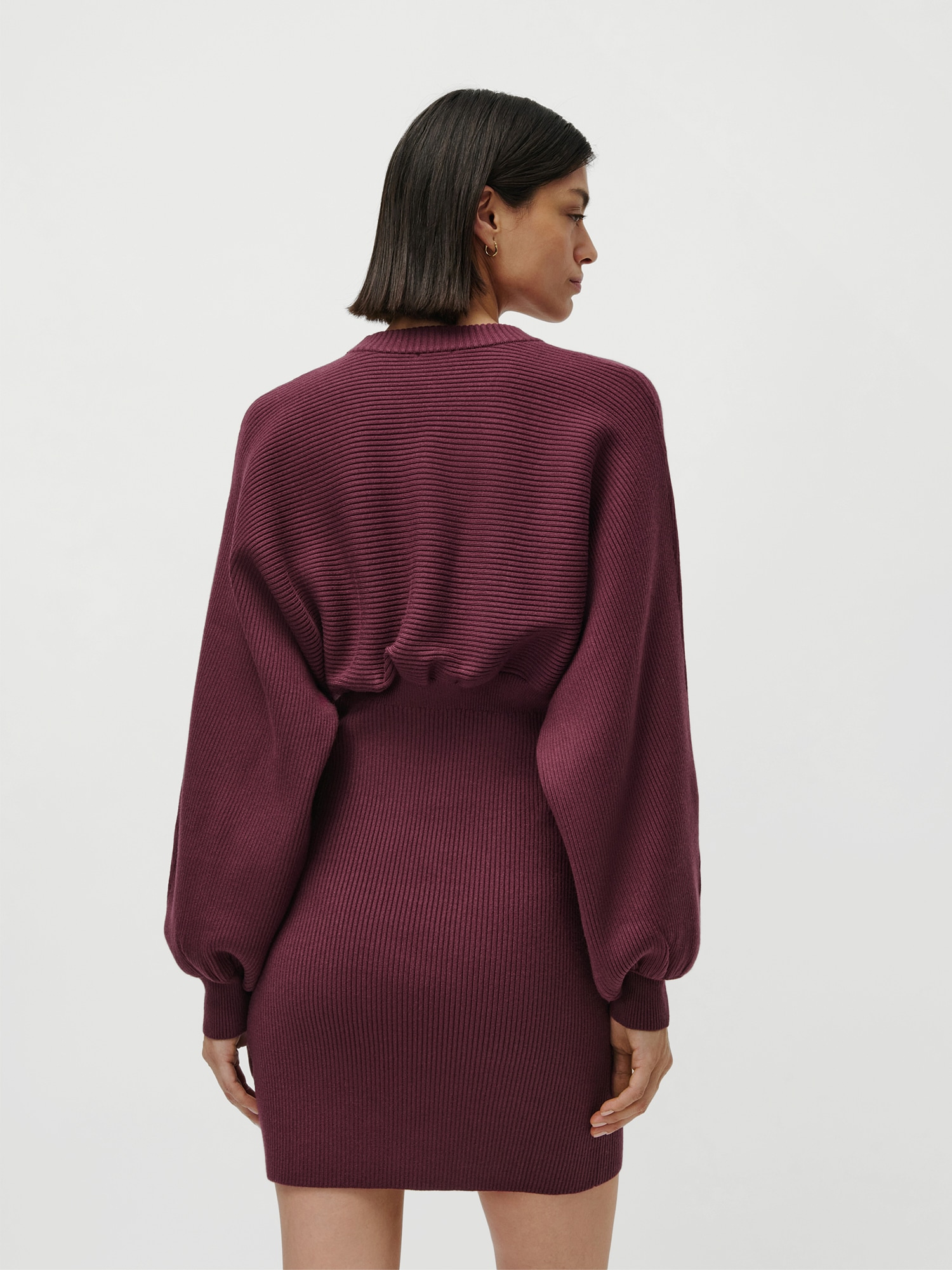 LeGer Mini-robe »Camille, LeGer by Lena Gercke« Sans poches aus Rippstrick, Fledermausärmel