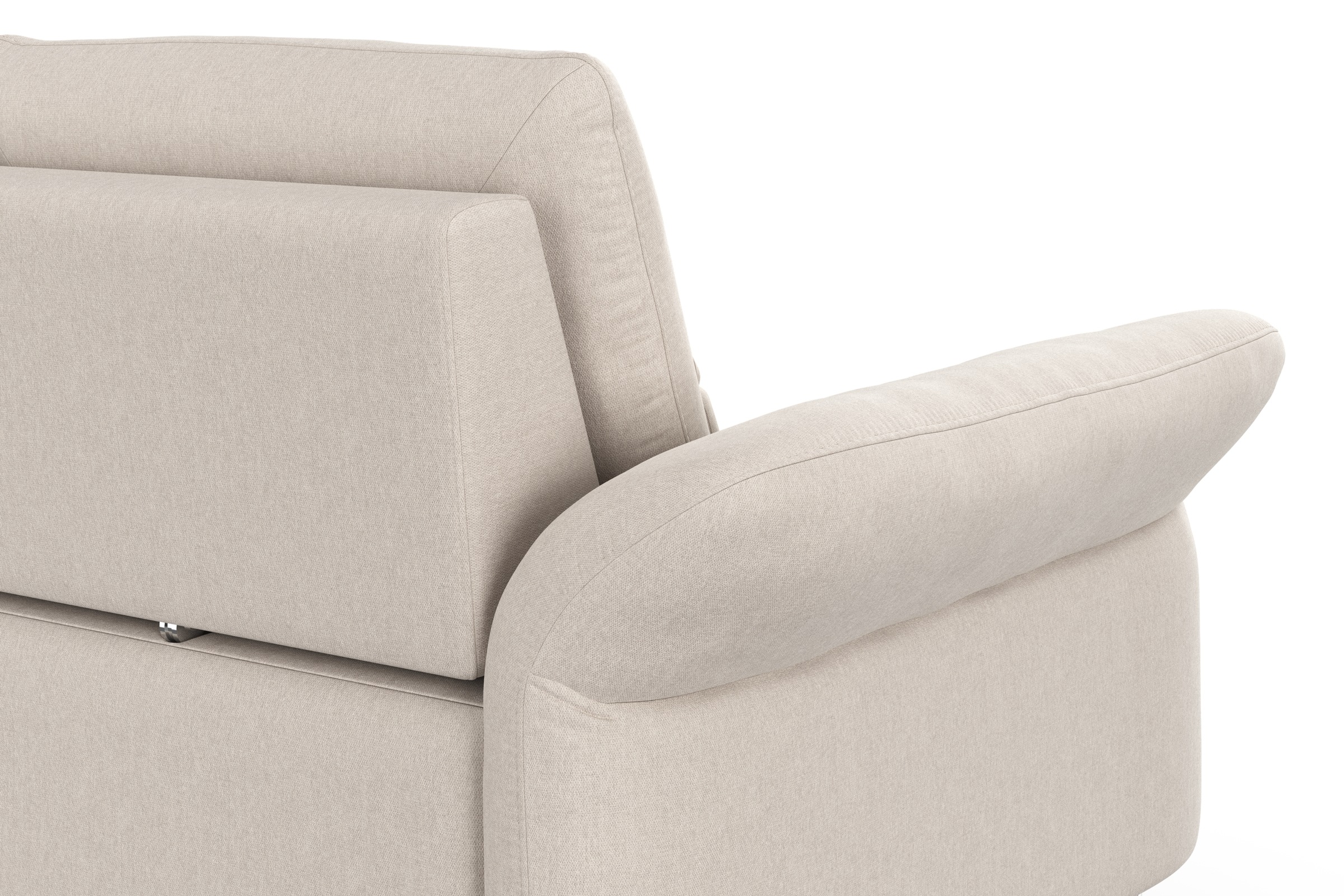 INOSIGN Ecksofa »Palm Beach L-Form«, Federkern, mit Sitztiefenverstellung, wahlweise mit Bettfunktion