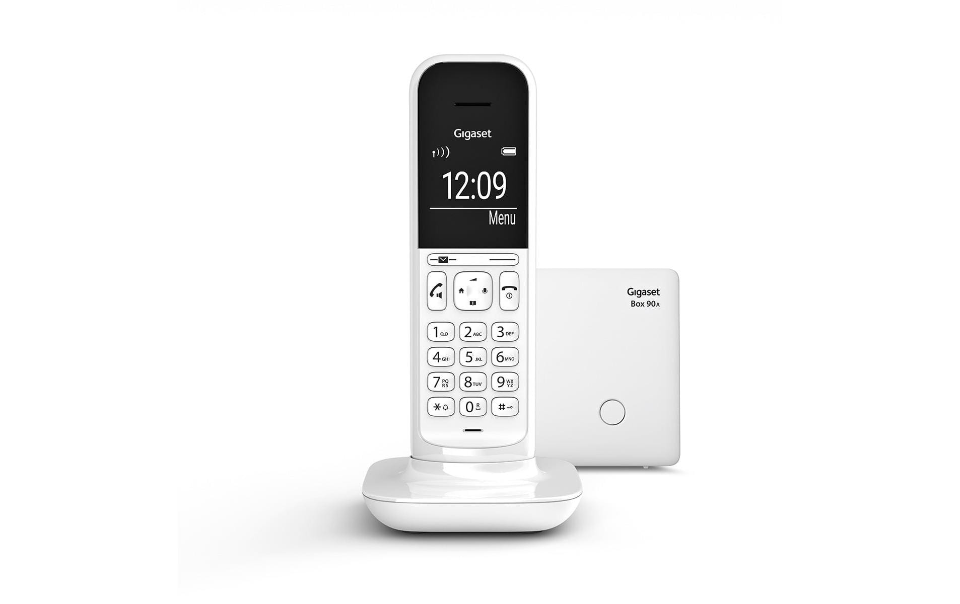 Gigaset Schnurloses DECT-Telefon »Gigaset CL390A Duo Tundra White«