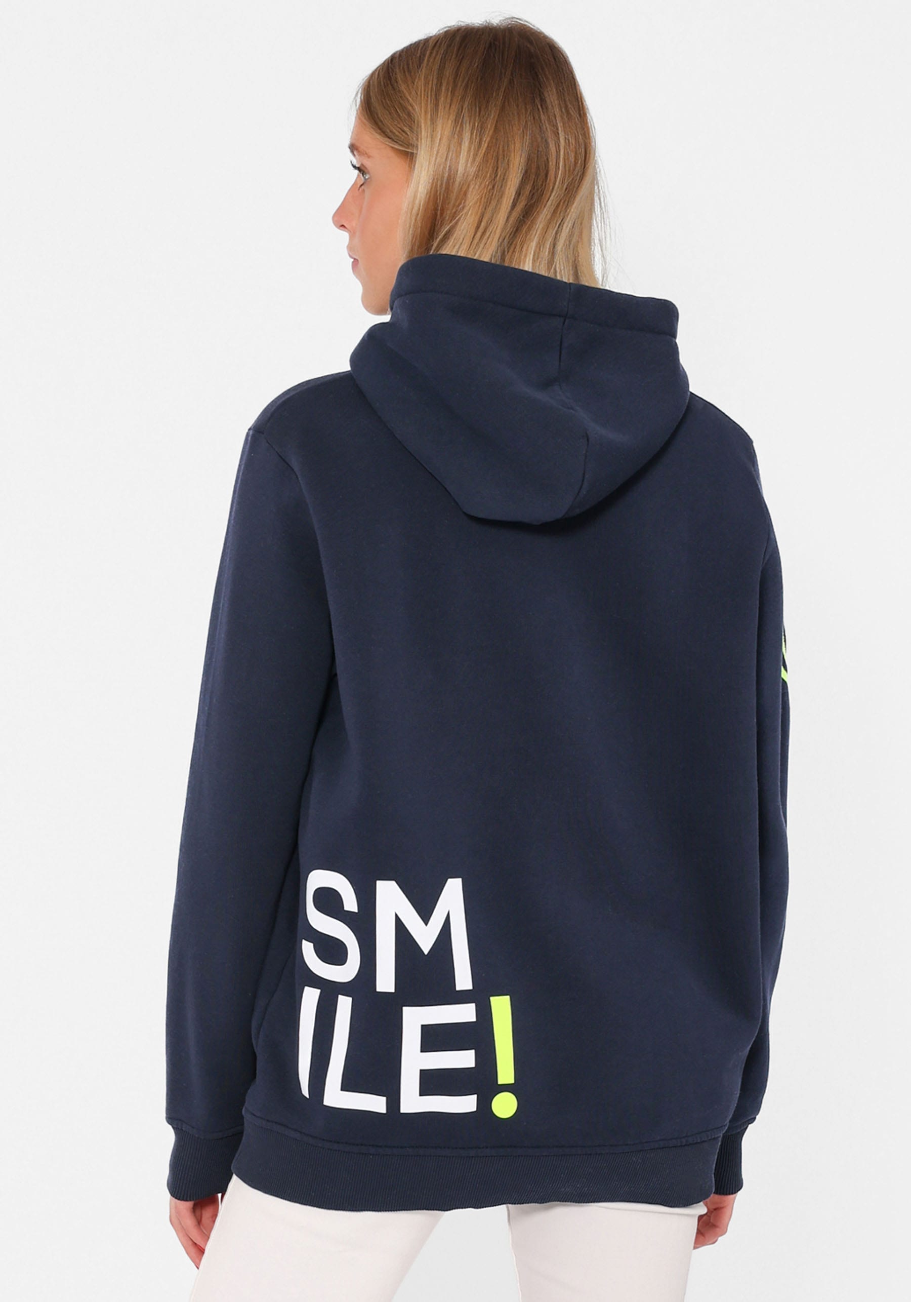 Zwillingsherz Hoodie, Schriftzug hinten