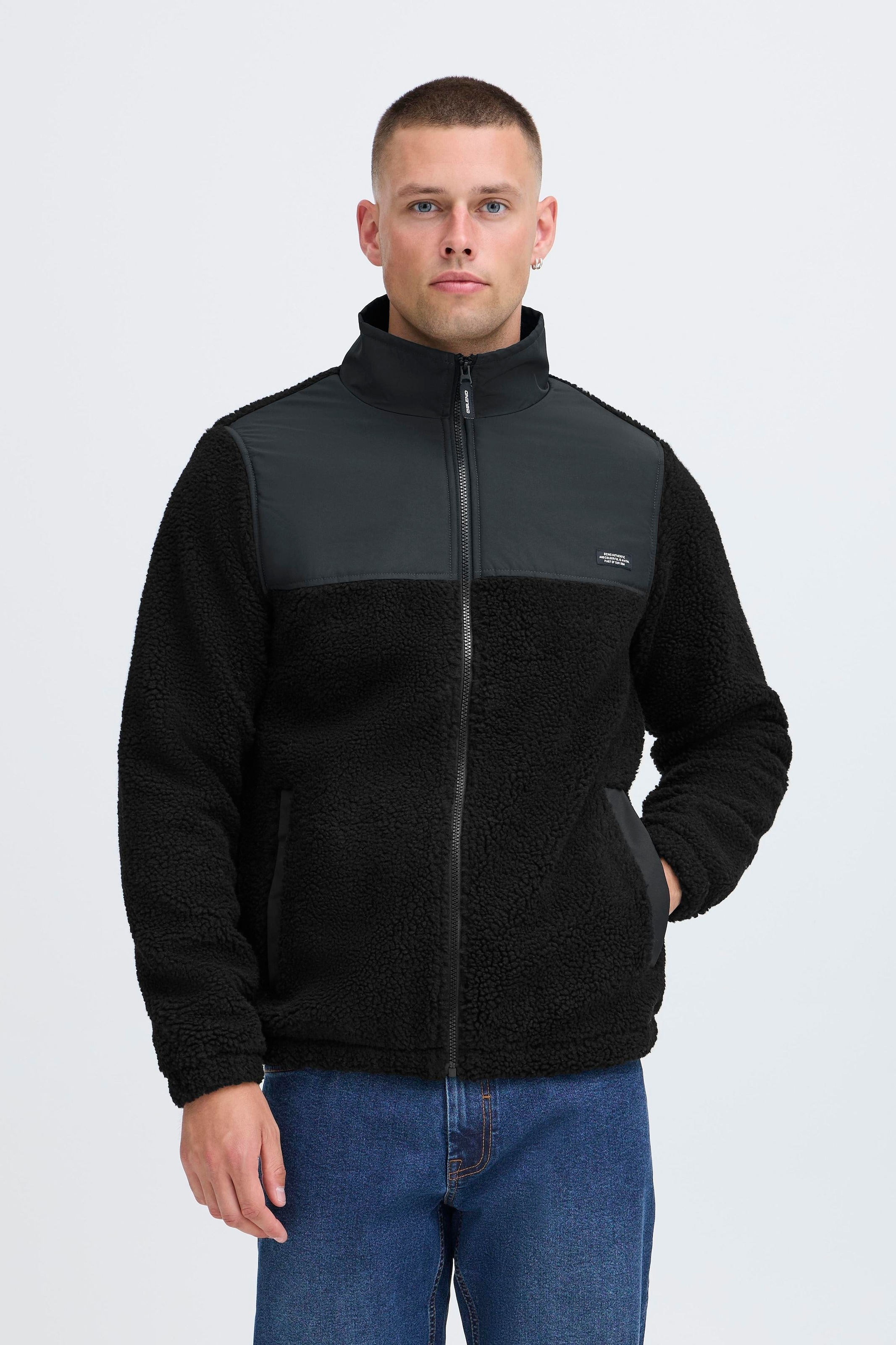 Image of Blend Sweatjacke "BHTORT" Kunstfaser, regular fit