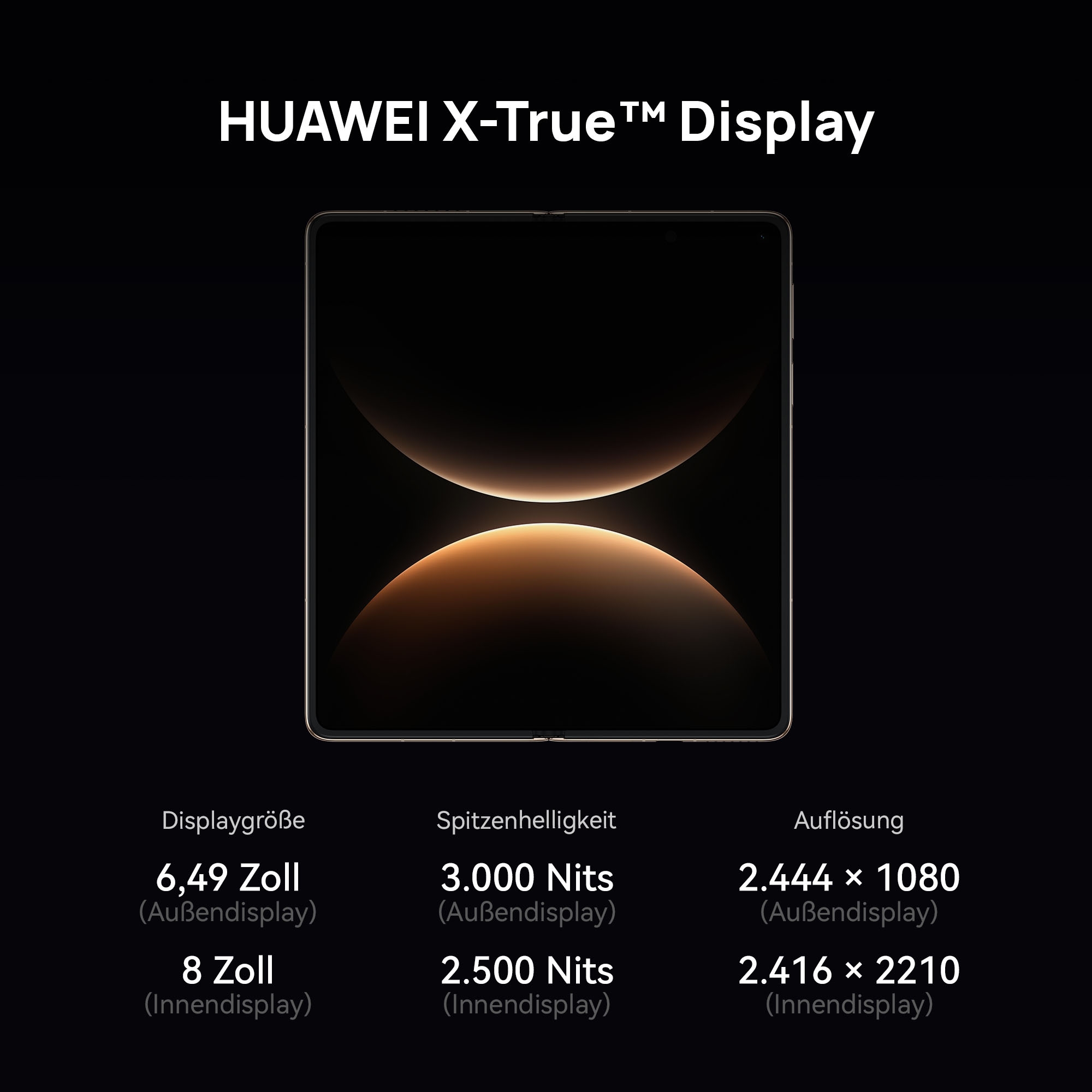 Huawei Smartphone »Mate X7« Schwarz