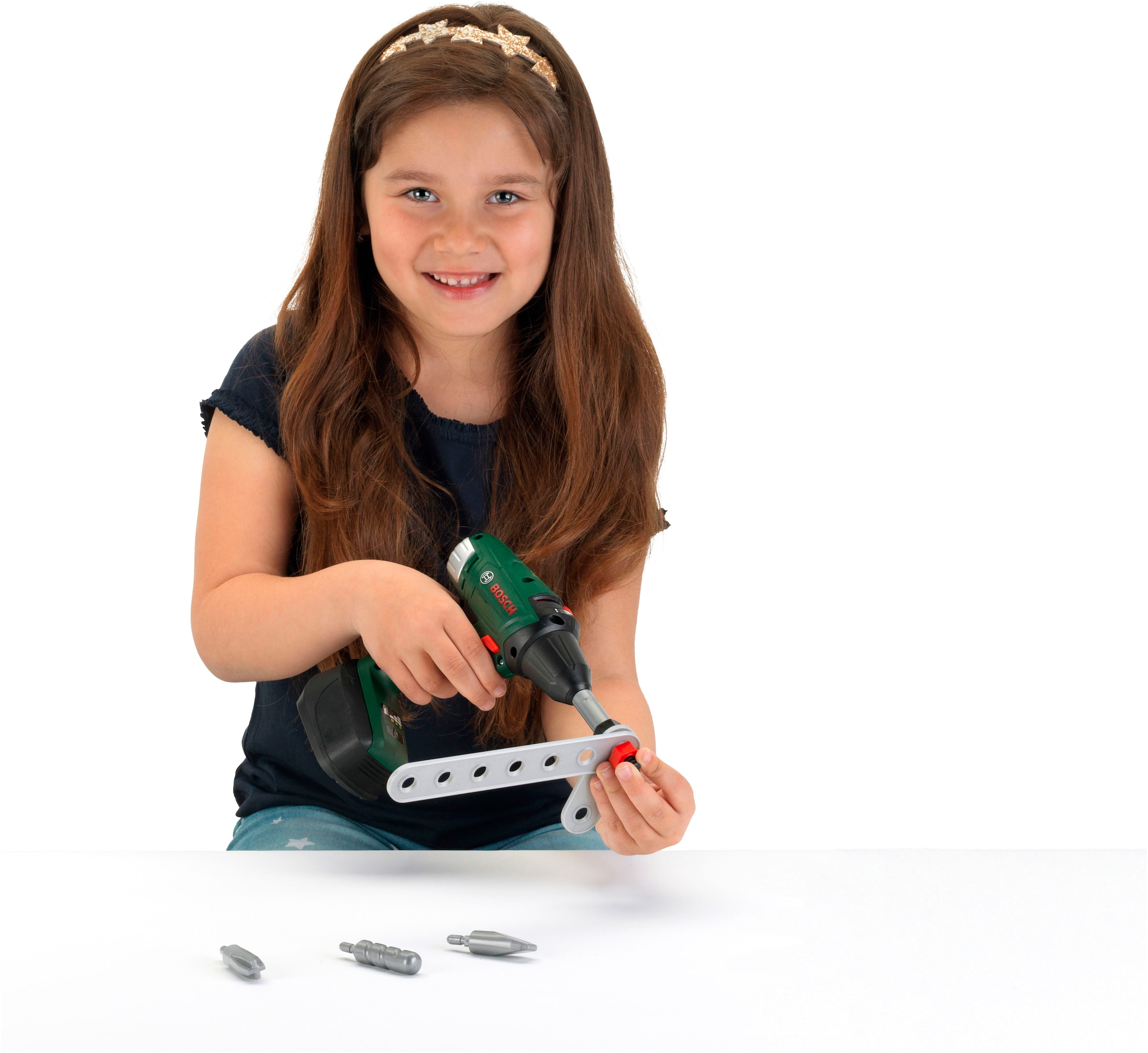 Klein Établi de jeu »BOSCH-Workstation Mega, mit Handwerker Set« mit BOSCH Akkuschrauber; Made in Germany