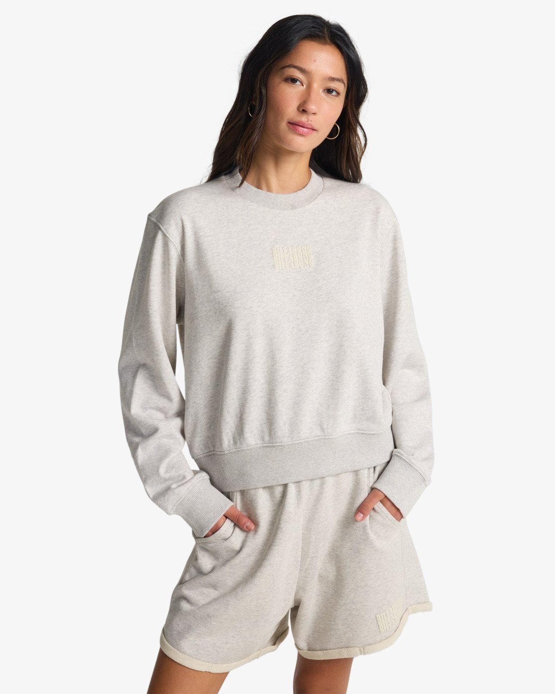 Image of Billabong Sweatshirt "FAMILY TREE", sportlicher Stil, aus Baumwolle und Polyester