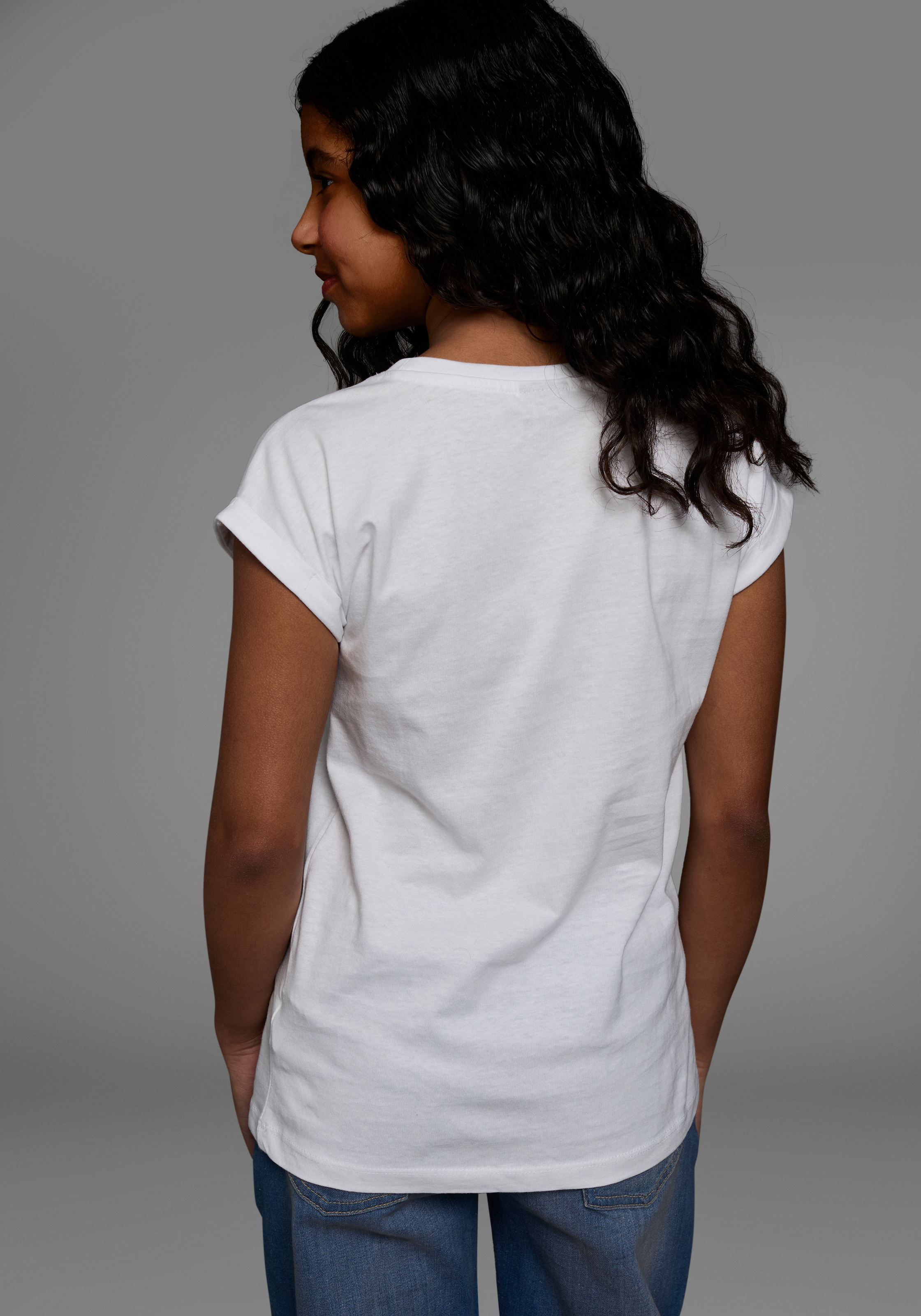 KIDSWORLD T-Shirt »Ja ich kann es ...«, Kurzarm, bequeme Passform, mit coolen Statements