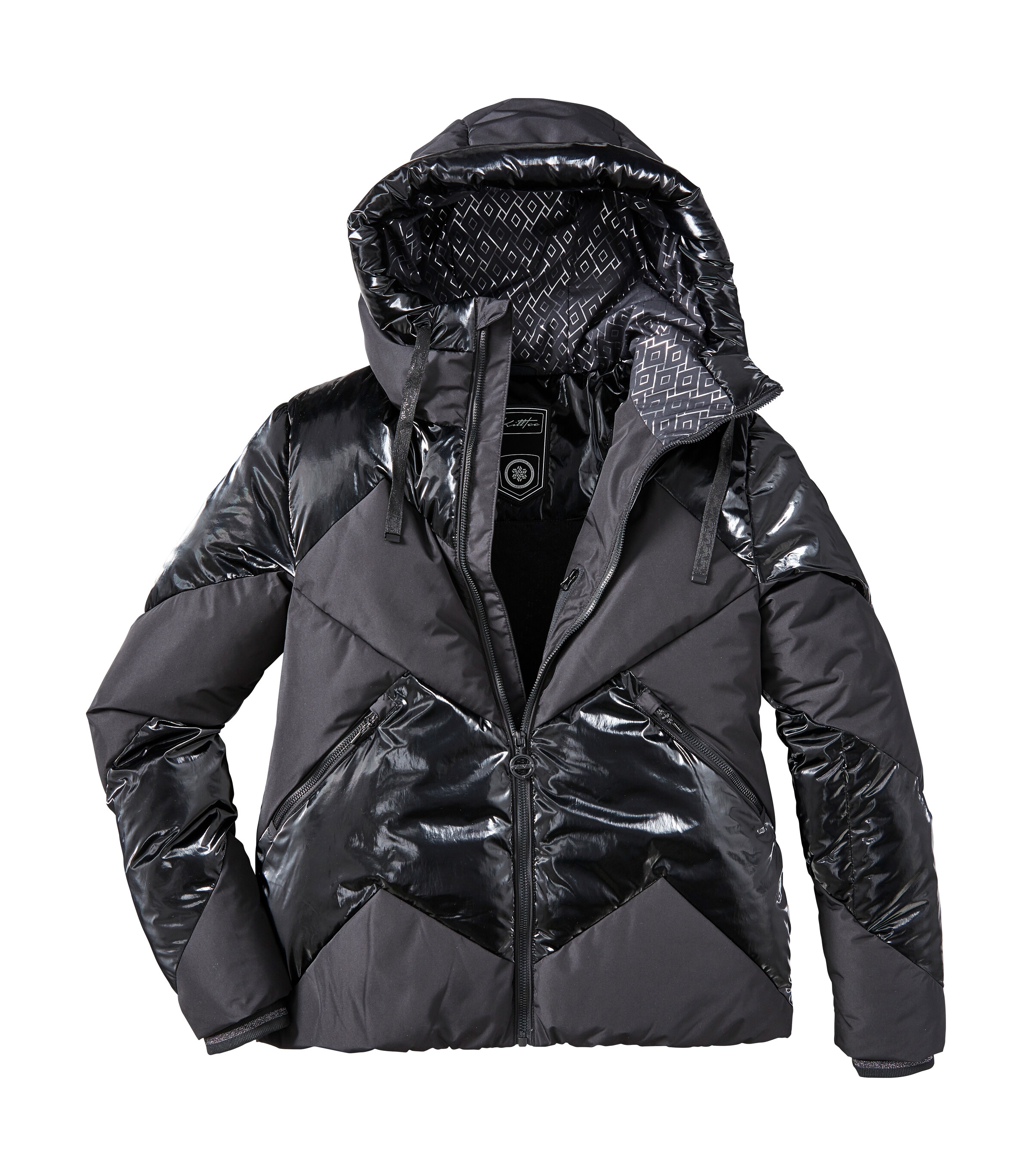 Killtec Skijacke »KSW 100 WMN SKI QLTD JCKT« Winddichte, wasserabweisende Damenjacke mit abnehmbarem Schneefang