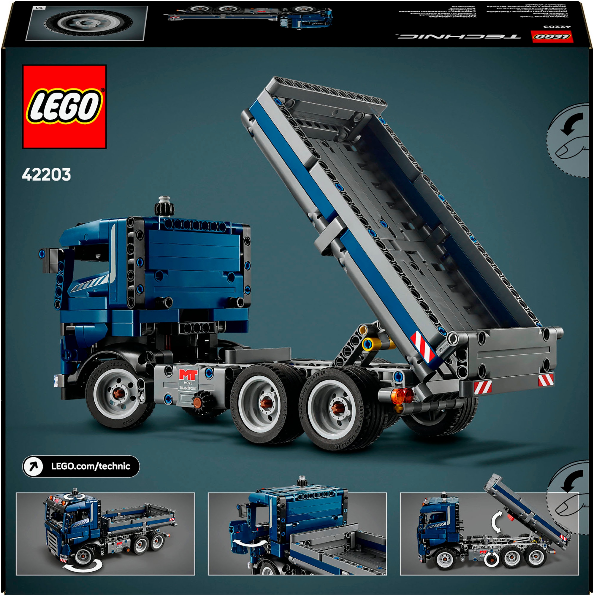 LEGO® Pions de construction »Kipplaster (42203), LEGO® Technic« Made in Europe