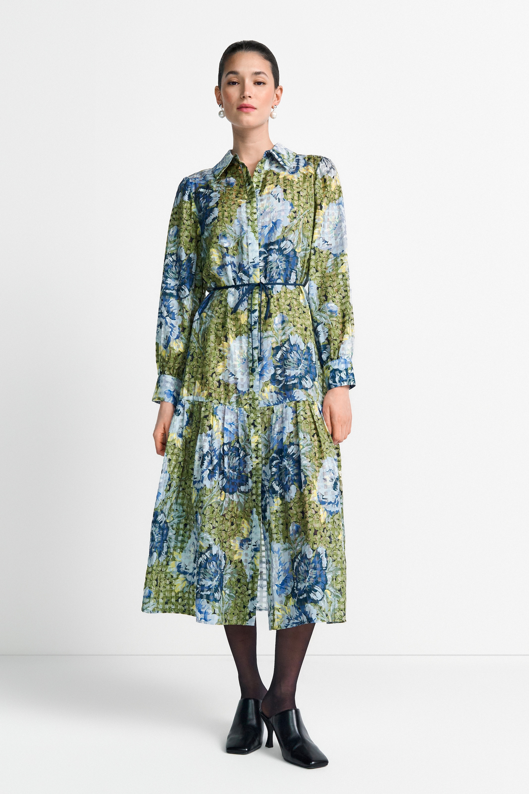 Image of RICHROYAL Midikleid mit Pfingstrosenprint