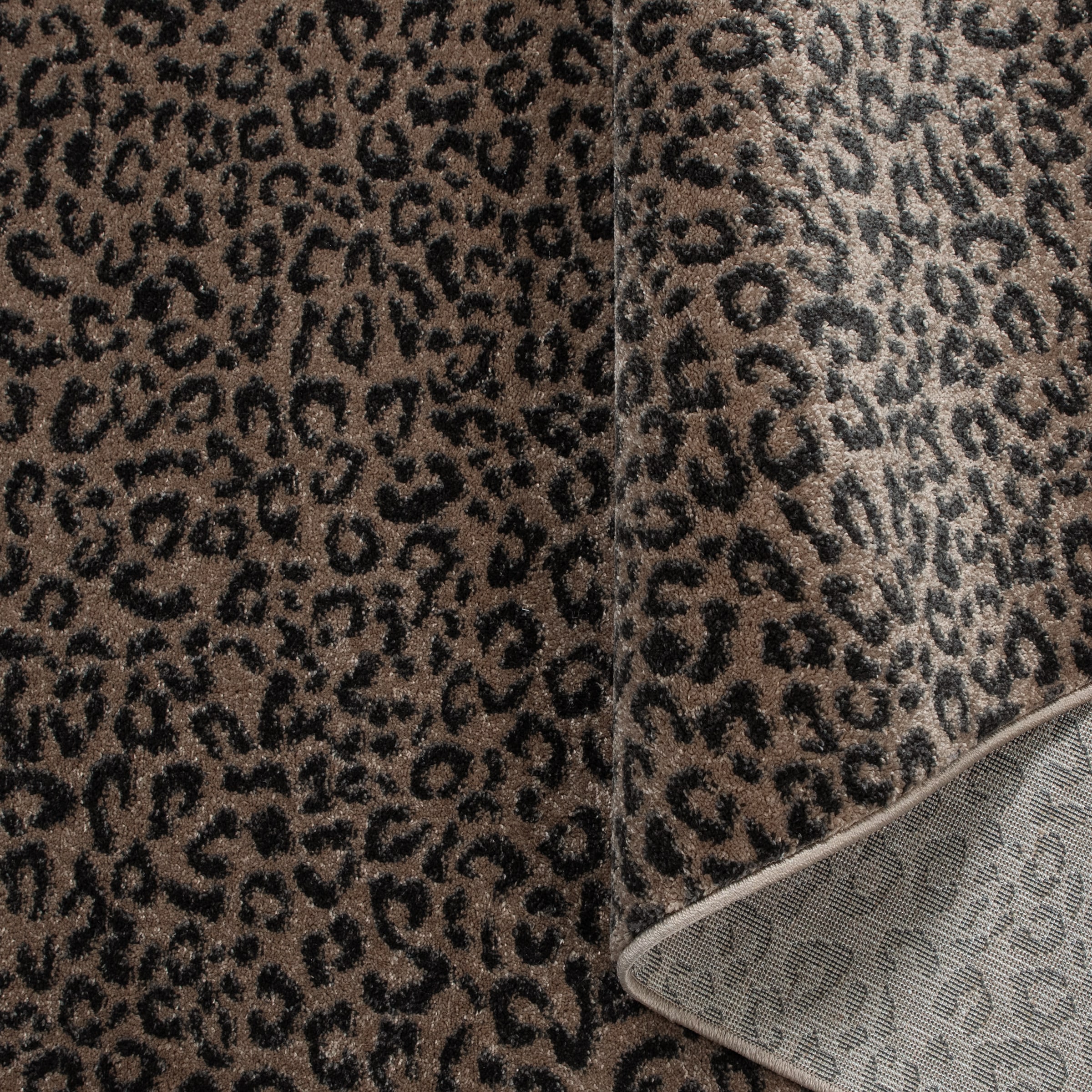 GOODproduct Teppich »Fynna, Leopardenmuster« rechteckig 9 mm Höhe besonders weicher Flor, Wohnzimmer, Schlafzimmer, Esszimmer