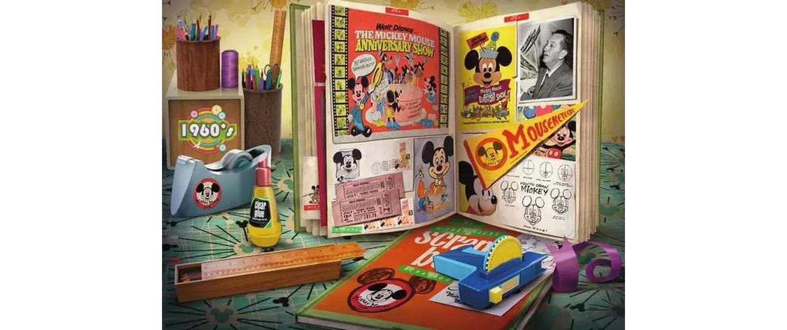 Ravensburger Puzzle »1960 Disney Mickey Anniversary«, (1000 tlg.)