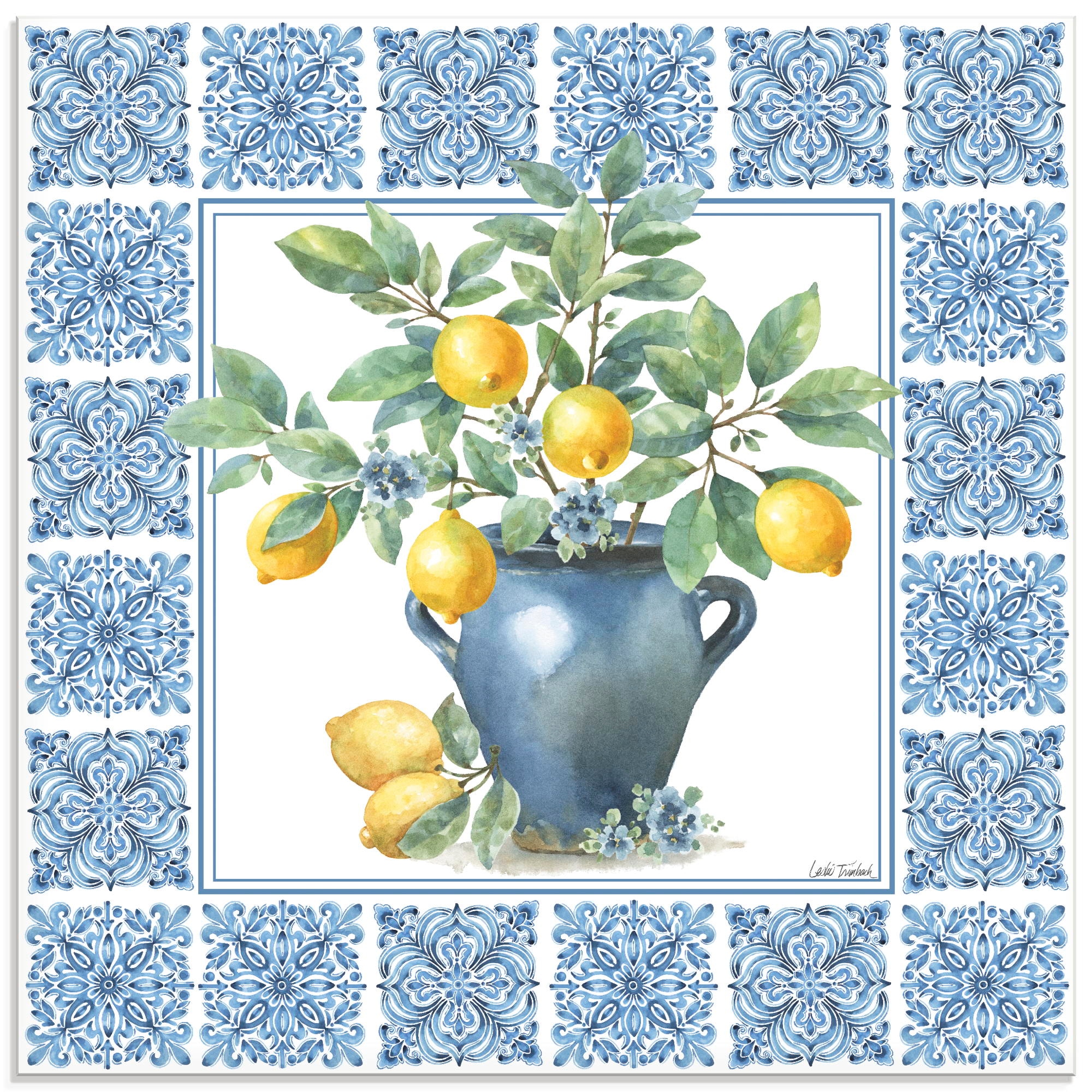 Image of Artland Glasbild "Le Citron VI" Arrangements 1 Stk. tlg. in verschiedenen Grössen