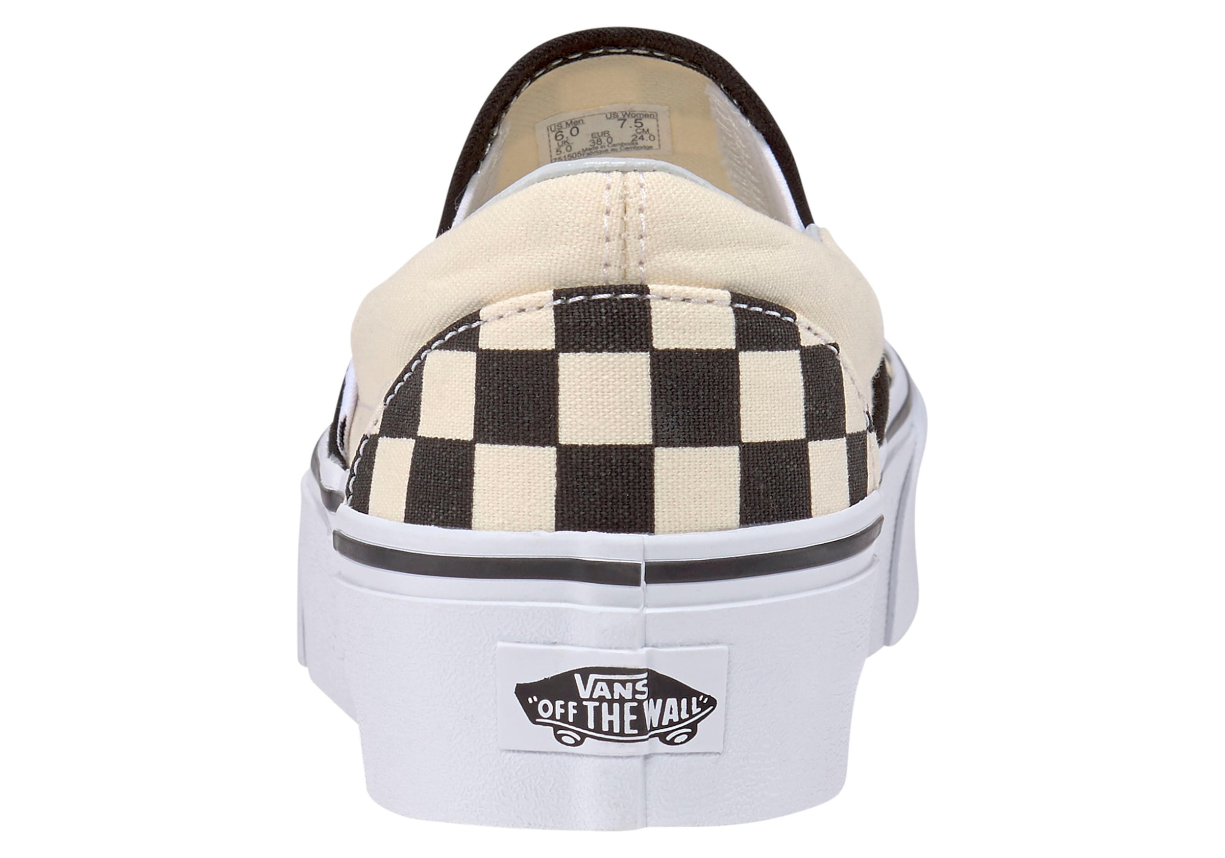 Vans Plateausneaker »UA Classic Slip-On Platform«, aus textilem Canvas-Material