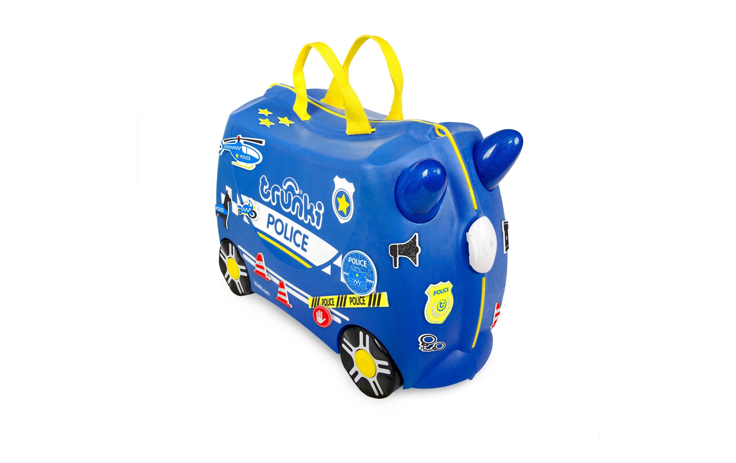 TRUNKI Trolley »Polizei Blau«, 4 Rollen