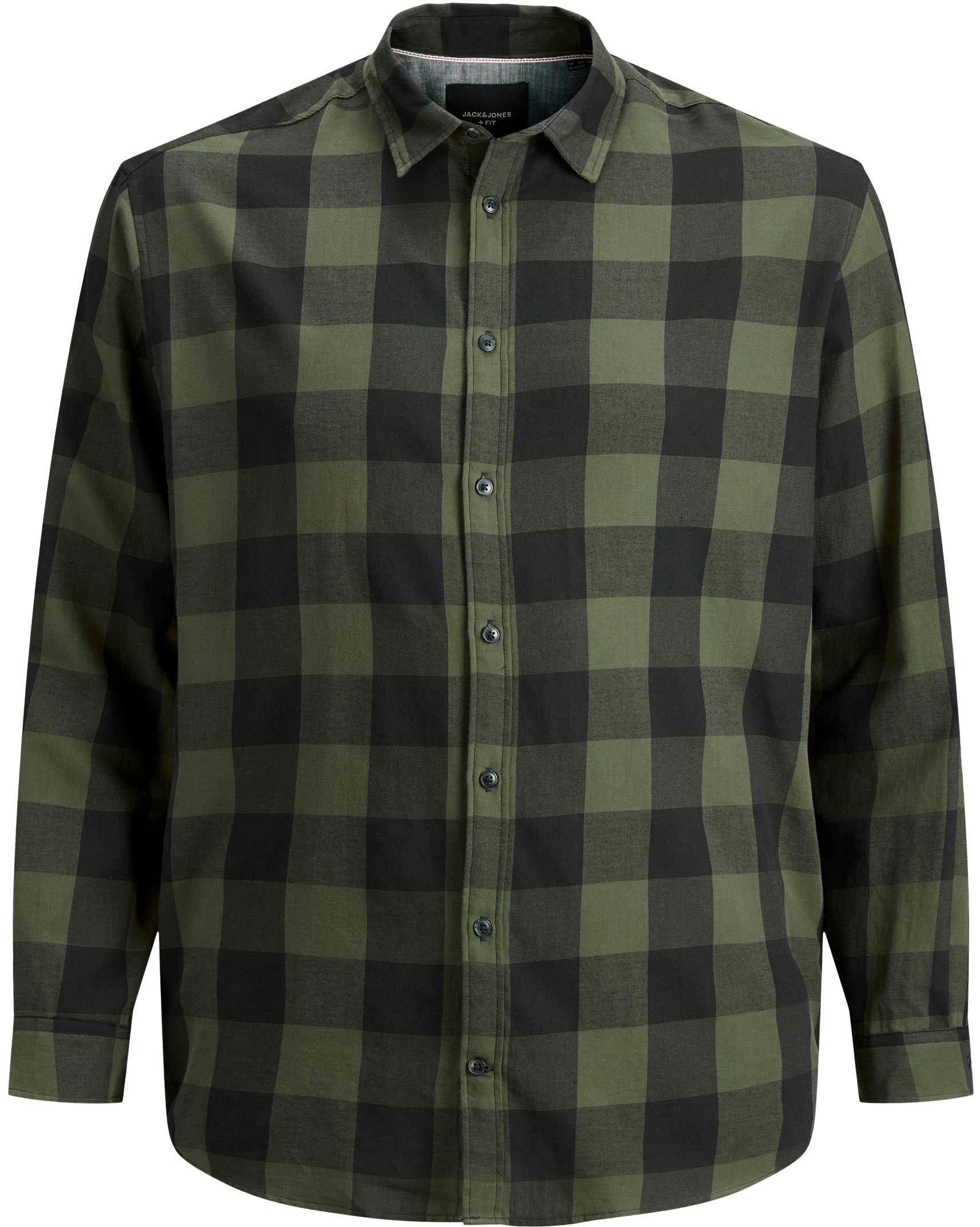 Jack & Jones PlusSize Karohemd »GINGHAM TWILL SHIRT«, Bis Grösse 6XL