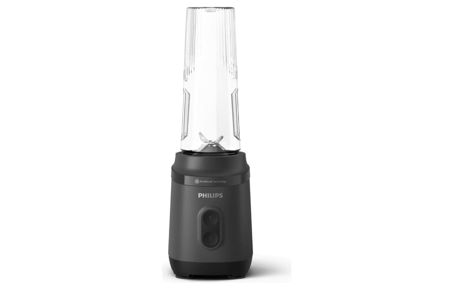 Philips Standmixer »HR2760/00 mit ProBlend-Technologie« 350 W Blend & Go-Trinkbecher, 2 Geschwindigkeitsstufen, Schwarz