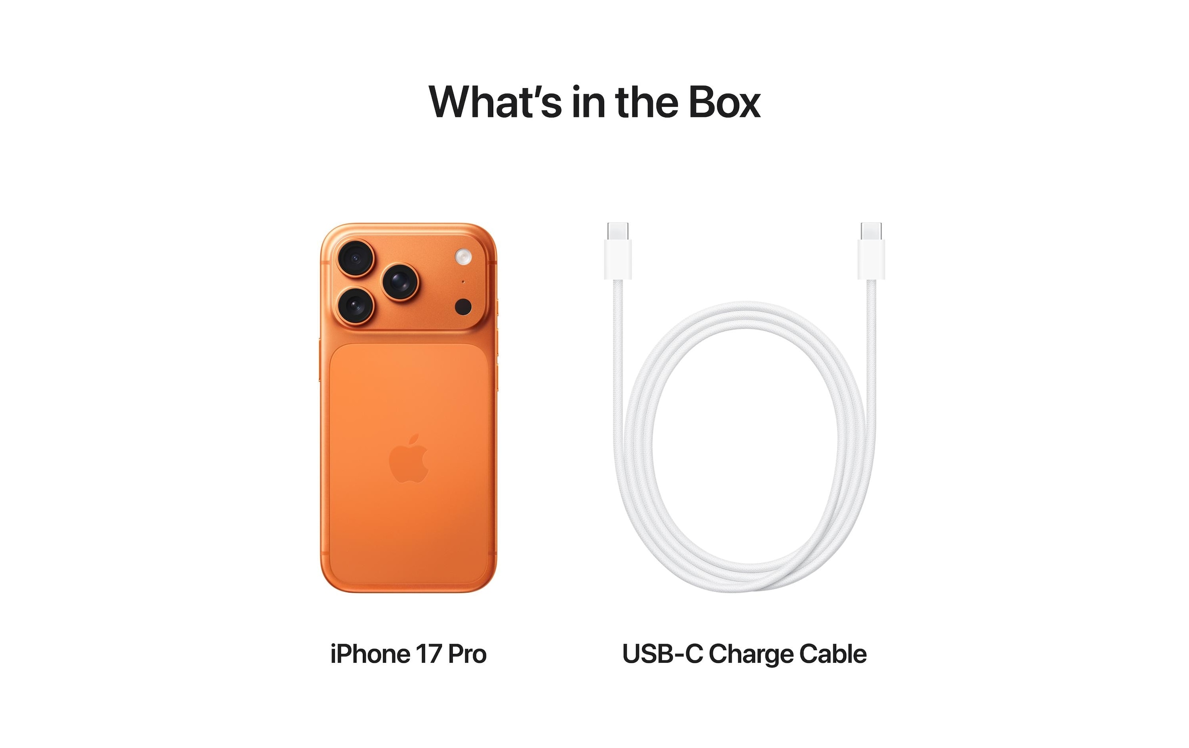 Apple Smartphone »iPhone 17 Pro« Orange Induktionsladung