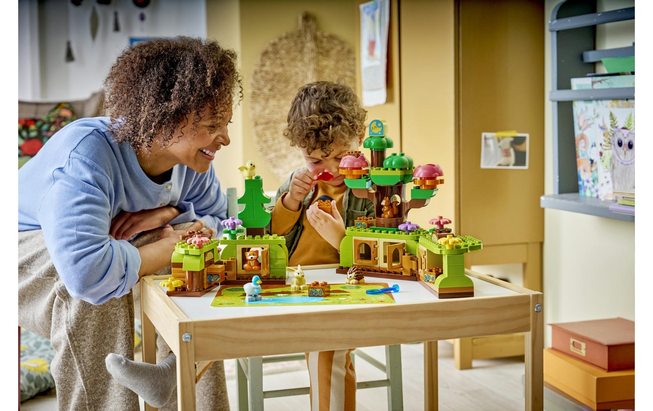 LEGO® Konstruktionsspielsteine »Wald mit wilden Tieren (10480), LEGO DUPLO Town« Made in Europe