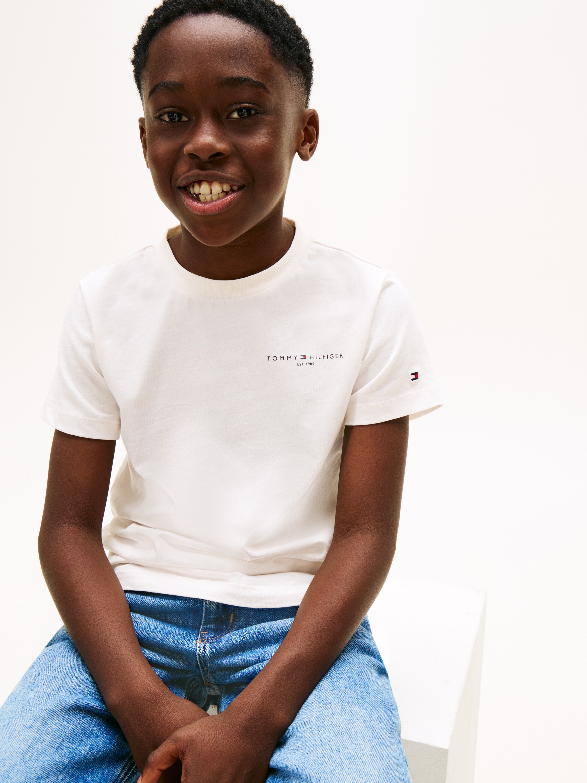 Tommy Hilfiger T-shirt »MINI CORP T-SHIRT« enfants jusqu’à 16 ans
