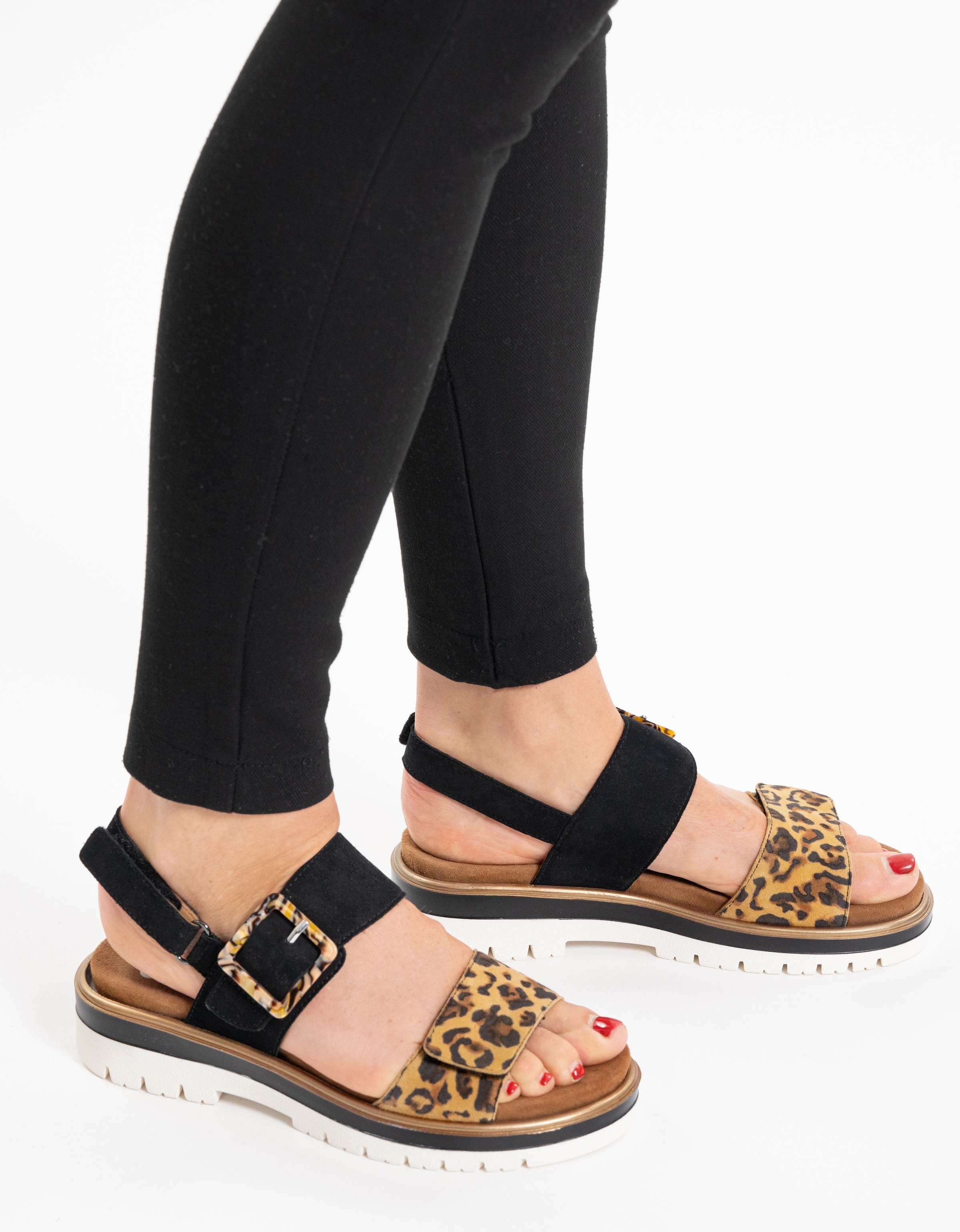 Ara Sandales à plateforme »MALAGA«  , Plateausandale, Klettschuh in Bequemweite G (= weit)