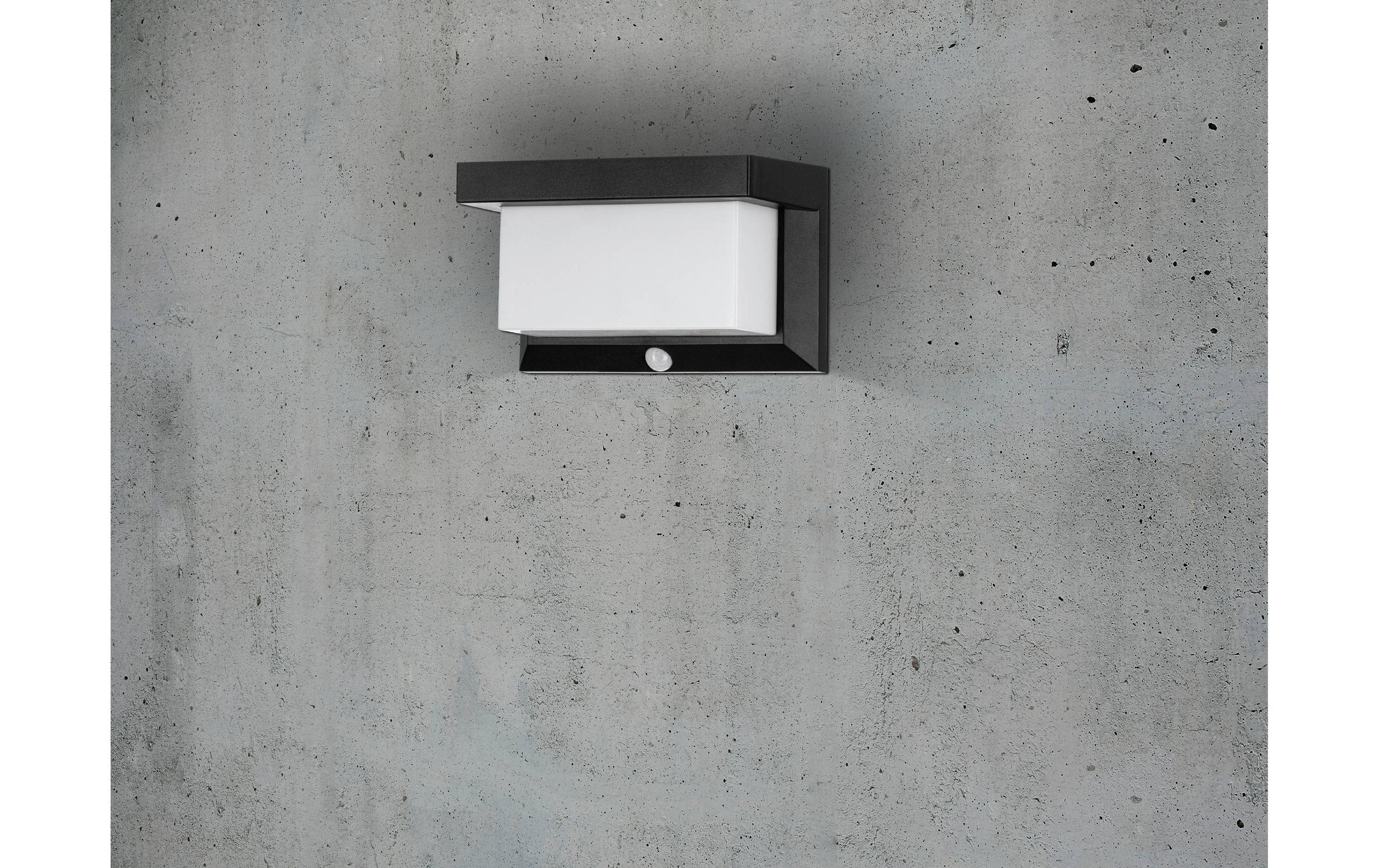EGLO Aussen-Wandleuchte »UTRERA Solar 32 X 0.12W, Sensor, Schwarz«