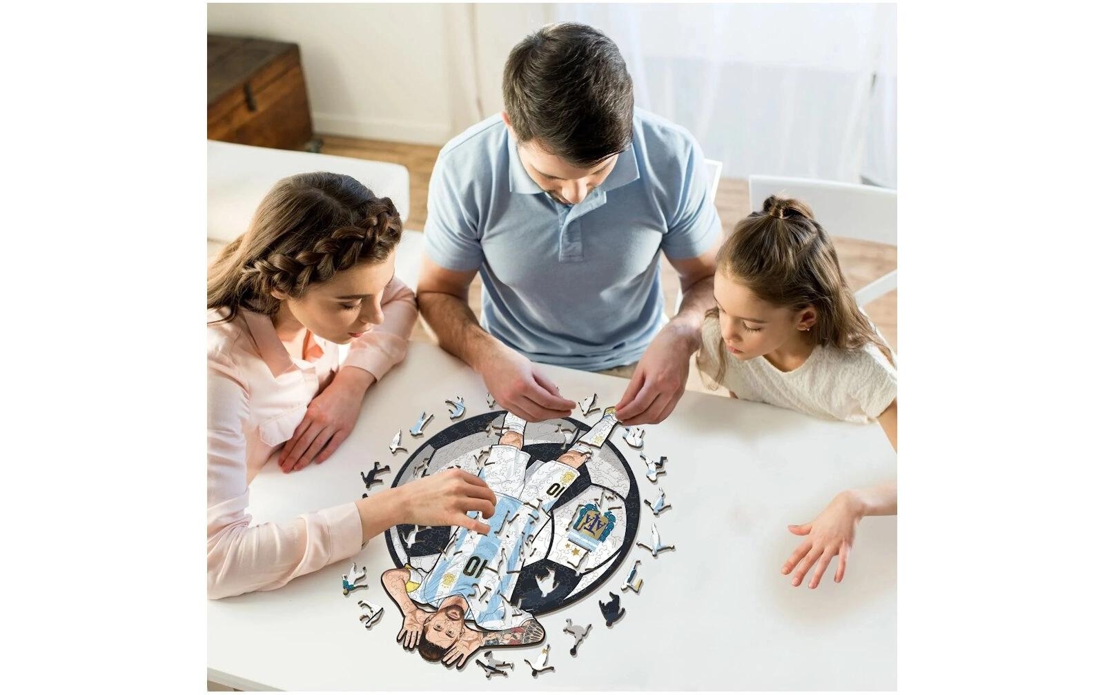   Puzzle »Iconic Lionel Messi (Argentina)« Holzart: Birke (Herkunftsland: China)