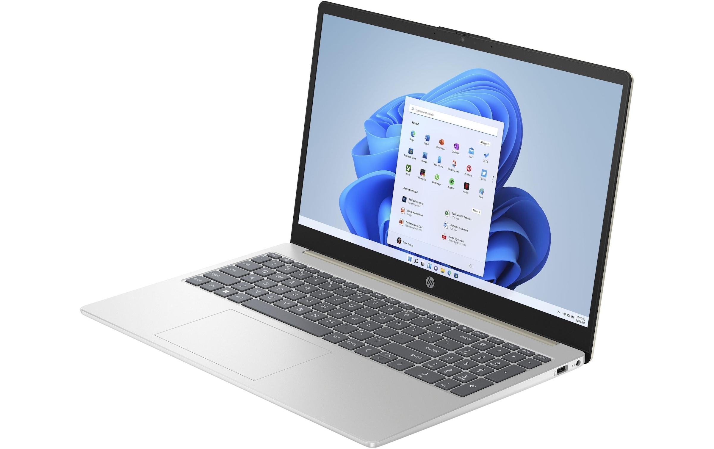 HP Convertible Notebook »HP Laptop 15-fc0460nz,15.6, FHD,Gold«, / 15,6 Zoll, AMD
