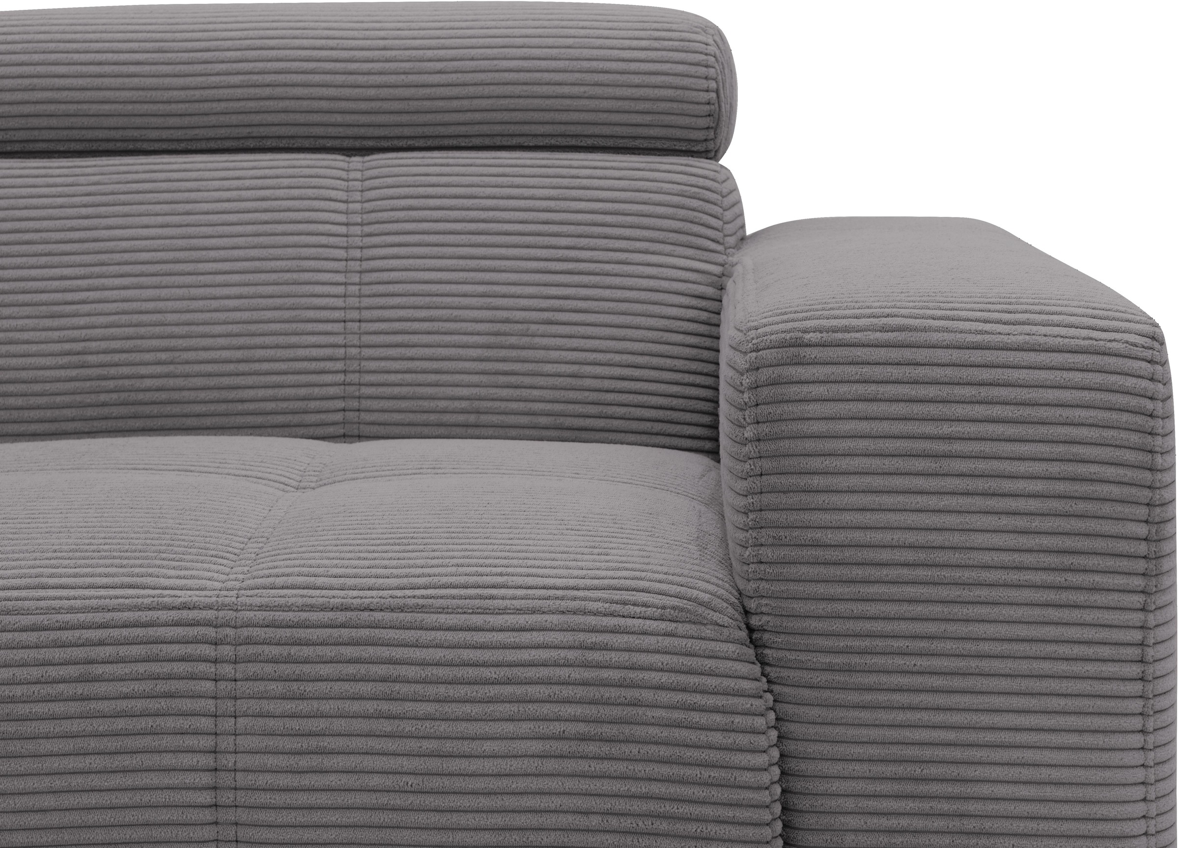 DOMO collection 2-Sitzer »Trento, mit Kufenfuss oder Einzelfuss«, wahlweise mit Kopfteilverstellung und in zwei Grössen erhältlich