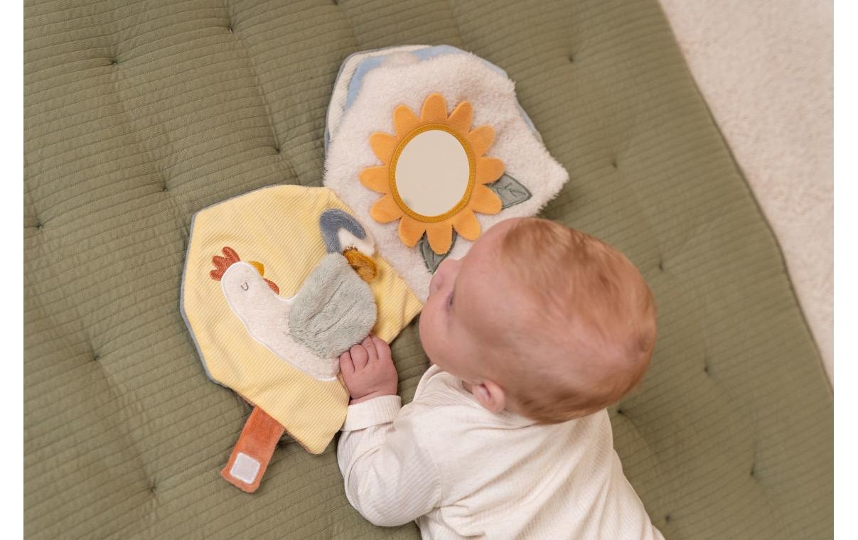 LITTLE DUTCH Stoffbuch »mit Aktivitäten Little Farm« Sensorisches Stoffbuch mit Bauernhof-Motiven
