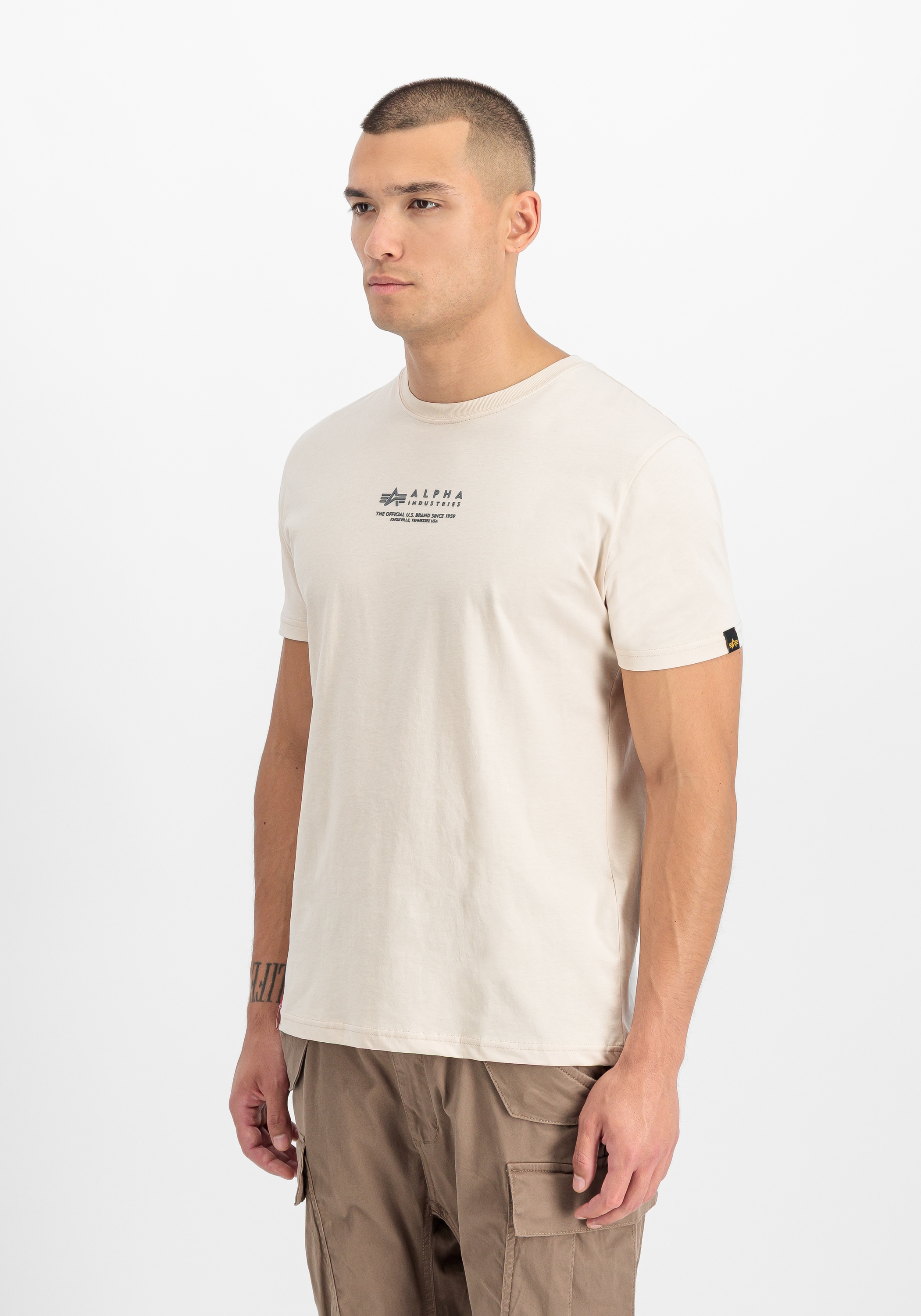Image of Alpha Industries T-Shirt "Alpha Wording T-Shirt"