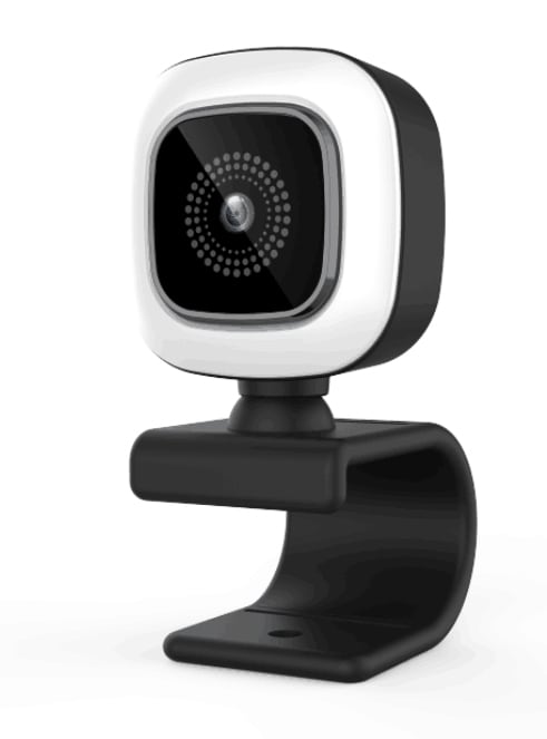 Hyrican Webcam »HYRICAN ST-CAM554 UHD Webcam 3840x2160 Pixel mit Ringlicht 12MP« 4K Ultra HD