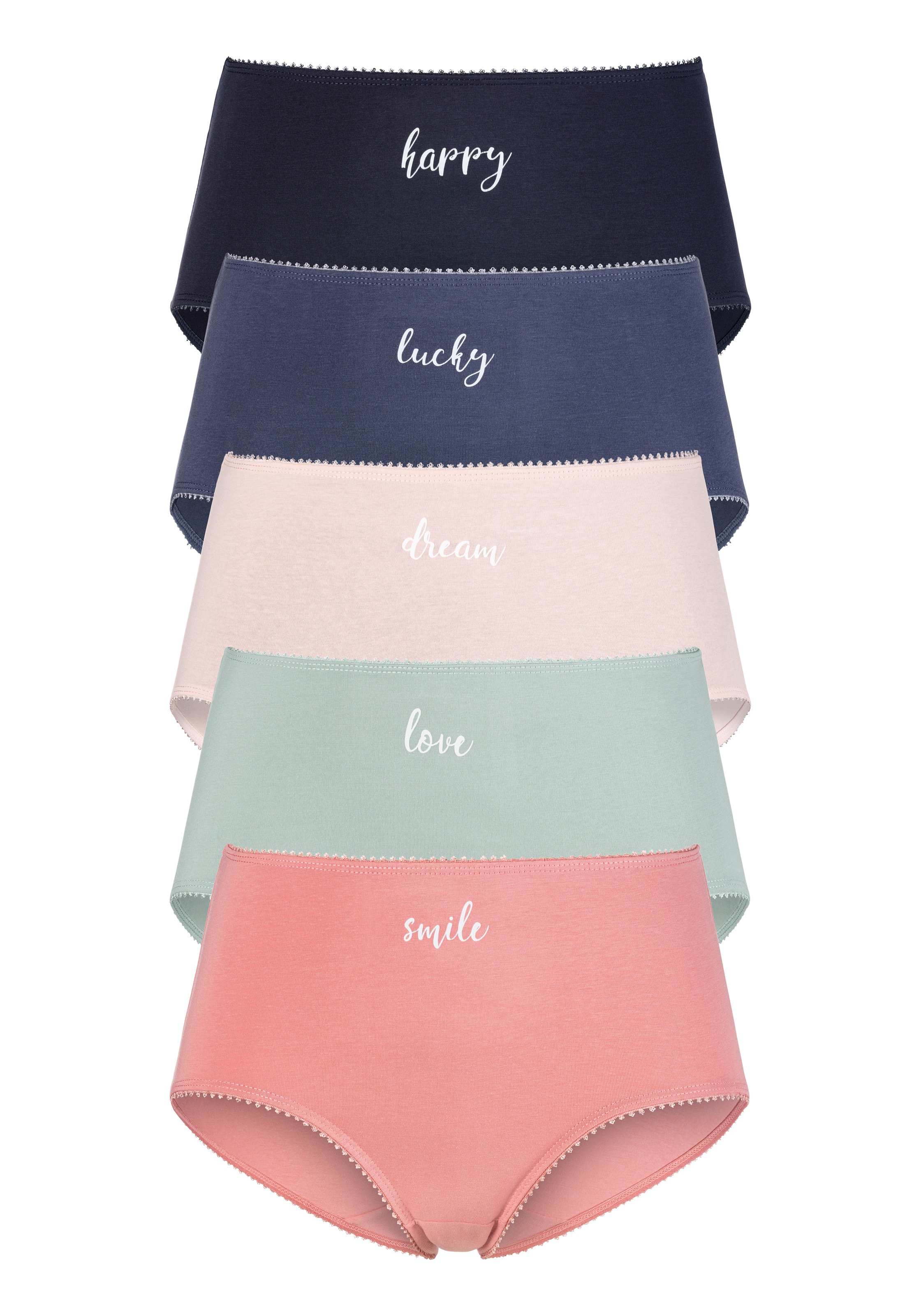 Image of Vivance Taillenslip, (Packung, 5 St., 5er-Pack), mit elastischer Mäusezähnchenkante bei Ackermann Versand Schweiz