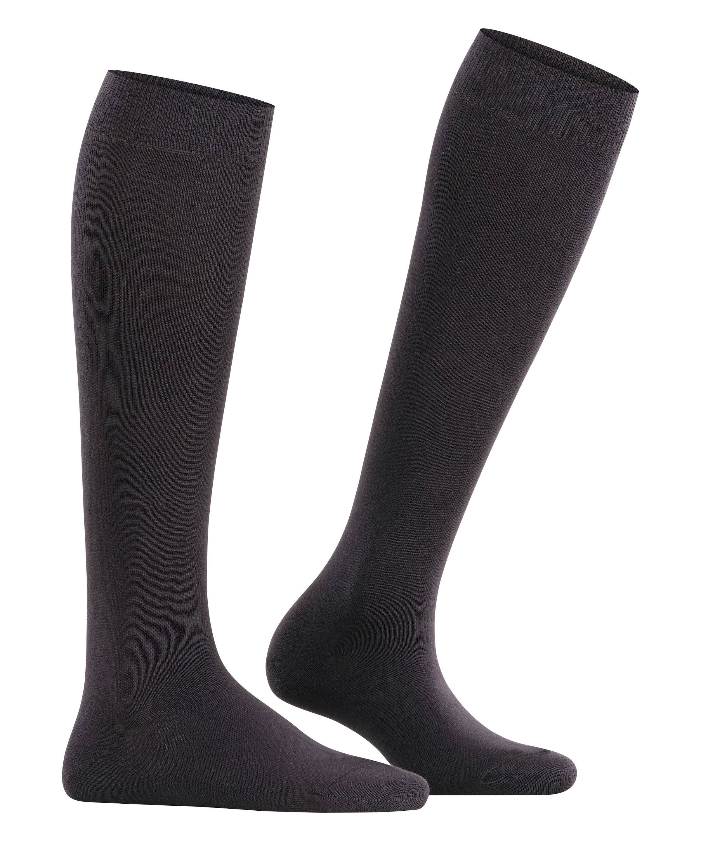 Esprit Kniestrümpfe »Basic Pure« blickdicht, unifarbenes Basic-Design, geripptes Bündchen